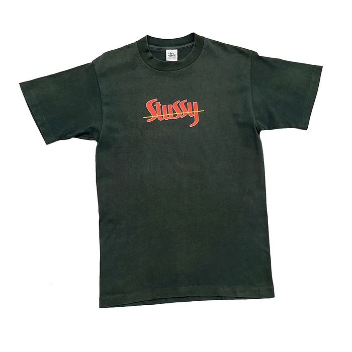 Vintage Stüssy 90s 1990 Vintage OG Logo Graphic Streetwear T-Shirt ...