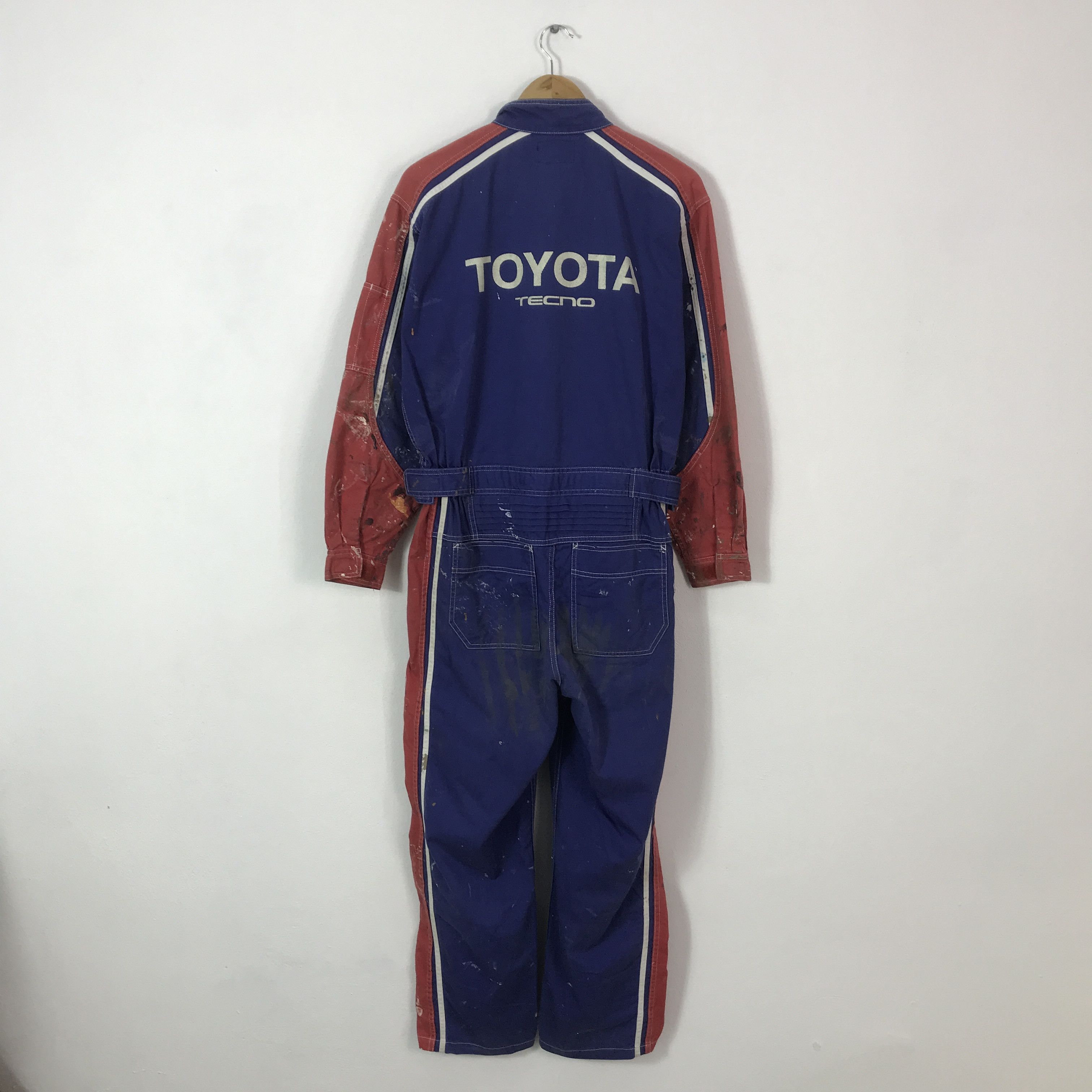 Japanese Brand Vtg Tokyo tecno toyopet Racing coverall painted style K70B20 Size US L / EU 52-54 / 3 - 5 Thumbnail
