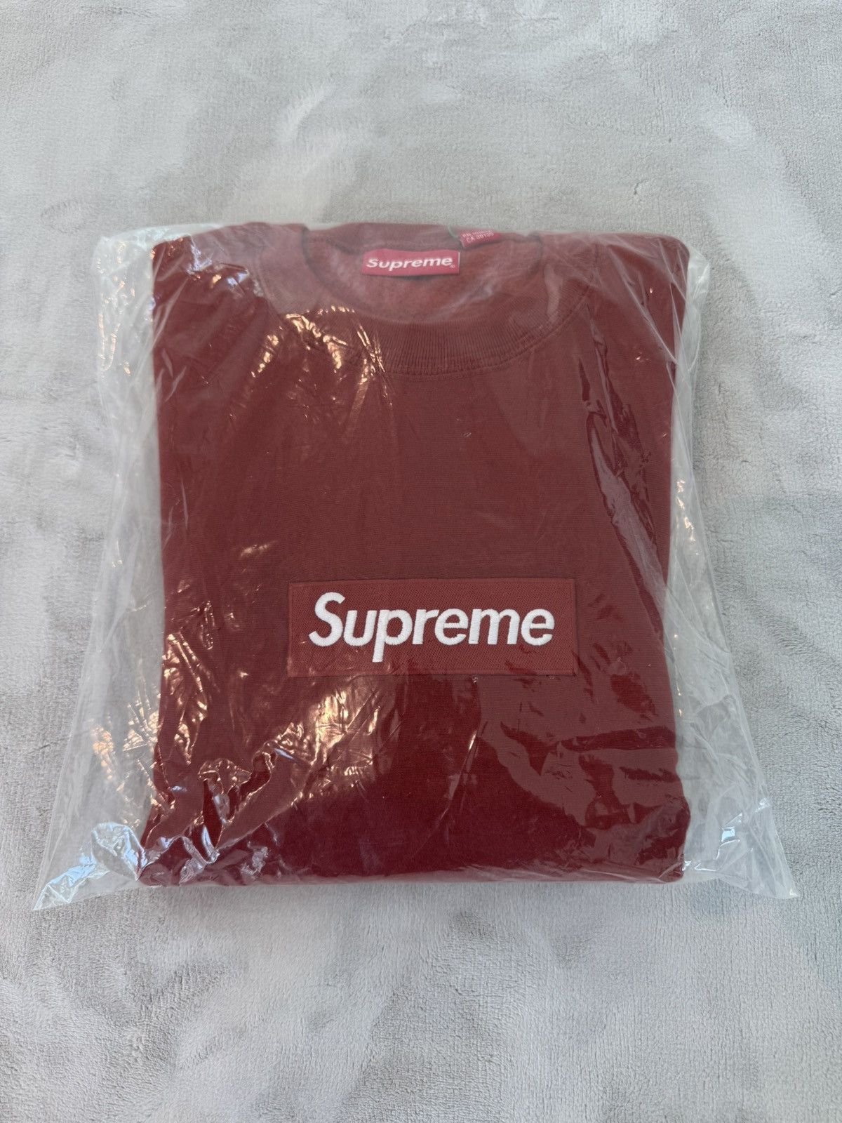 Supreme Supreme Box Logo Crewneck FW18 Size US M / EU 48-50 / 2 - 9 Thumbnail