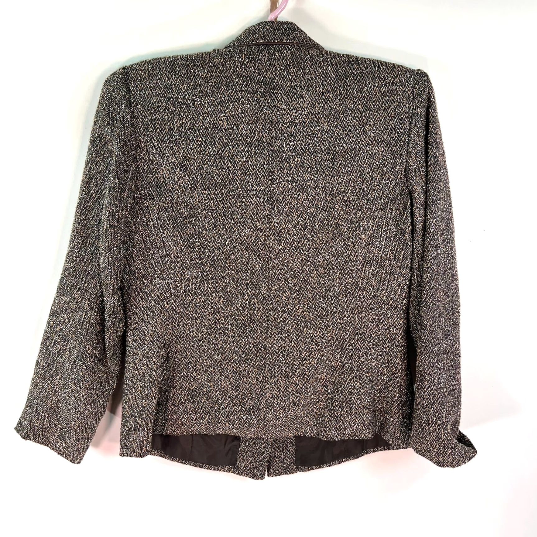 Vintage Sag Harbor Blazer Jacket Women Classic Solid Gray Long Sleeve Size 10 Size L / US 10 / IT 46 - 7 Thumbnail