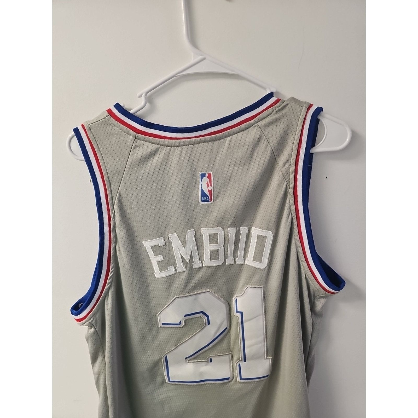 Nike Joel Embiid 76ers NBA Jersey 2019 Nike Swingman City Sz 48 Size US XL / EU 56 / 4 - 8 Thumbnail