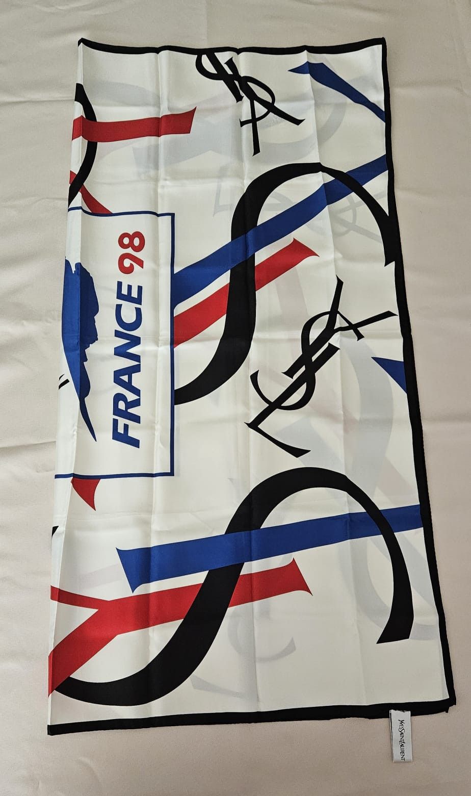 Yves Saint Laurent Yves Saint Laurent Silk Scarf - World Cup Size ONE SIZE - 4 Thumbnail