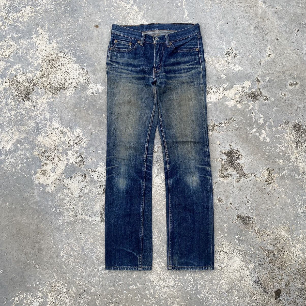 Levi's Vintage Clothing vintage levis 502 ripped denim jeans Size US 29 - 2 Thumbnail