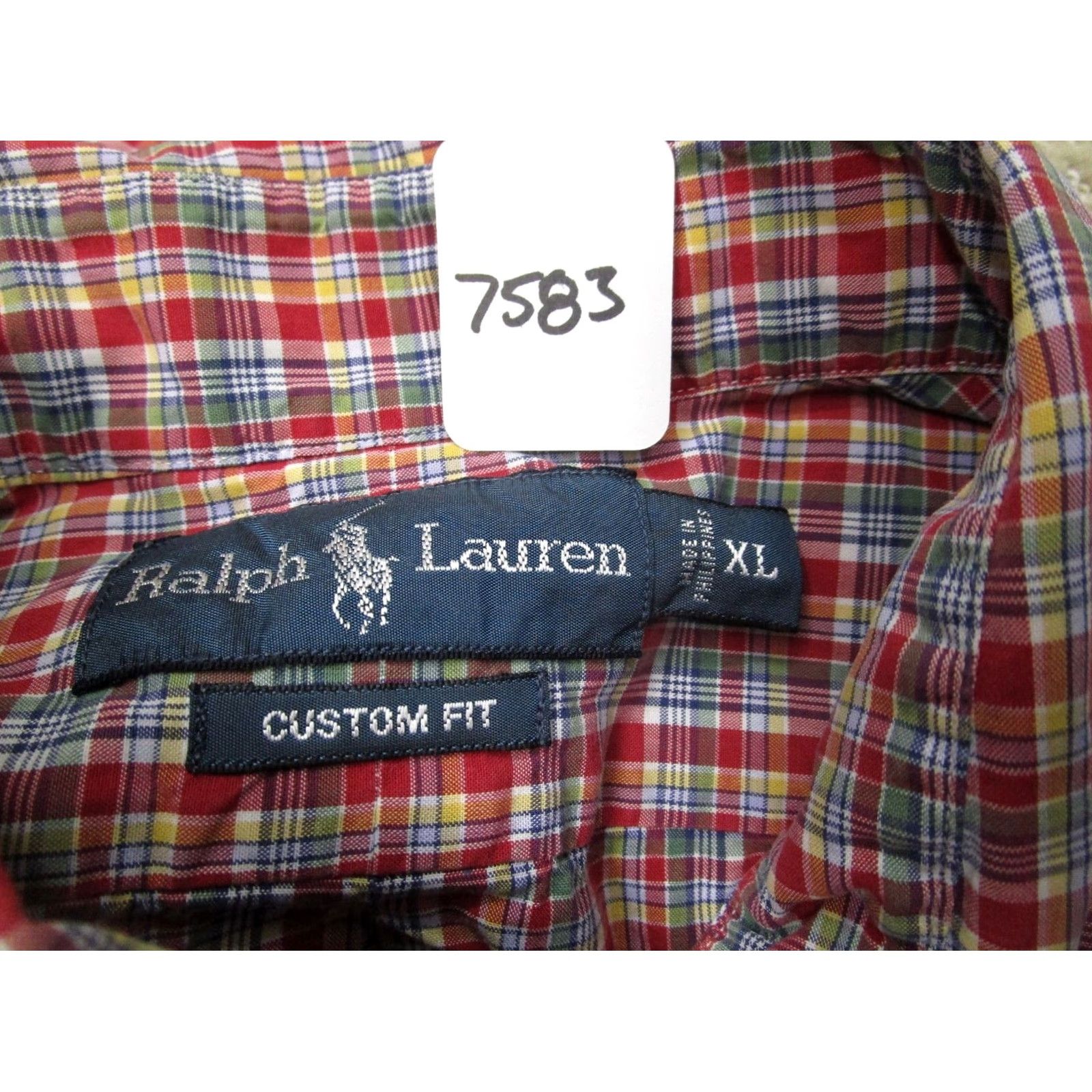 Ralph Lauren Ralph Lauren Shirt Men XL Red Plaid Long Sleeve Button-Down Casual, Party/Cocktail, Travel Button-Up, Classic Preppy Mens Shirt Size US XL / EU 56 / 4 - 7 Thumbnail