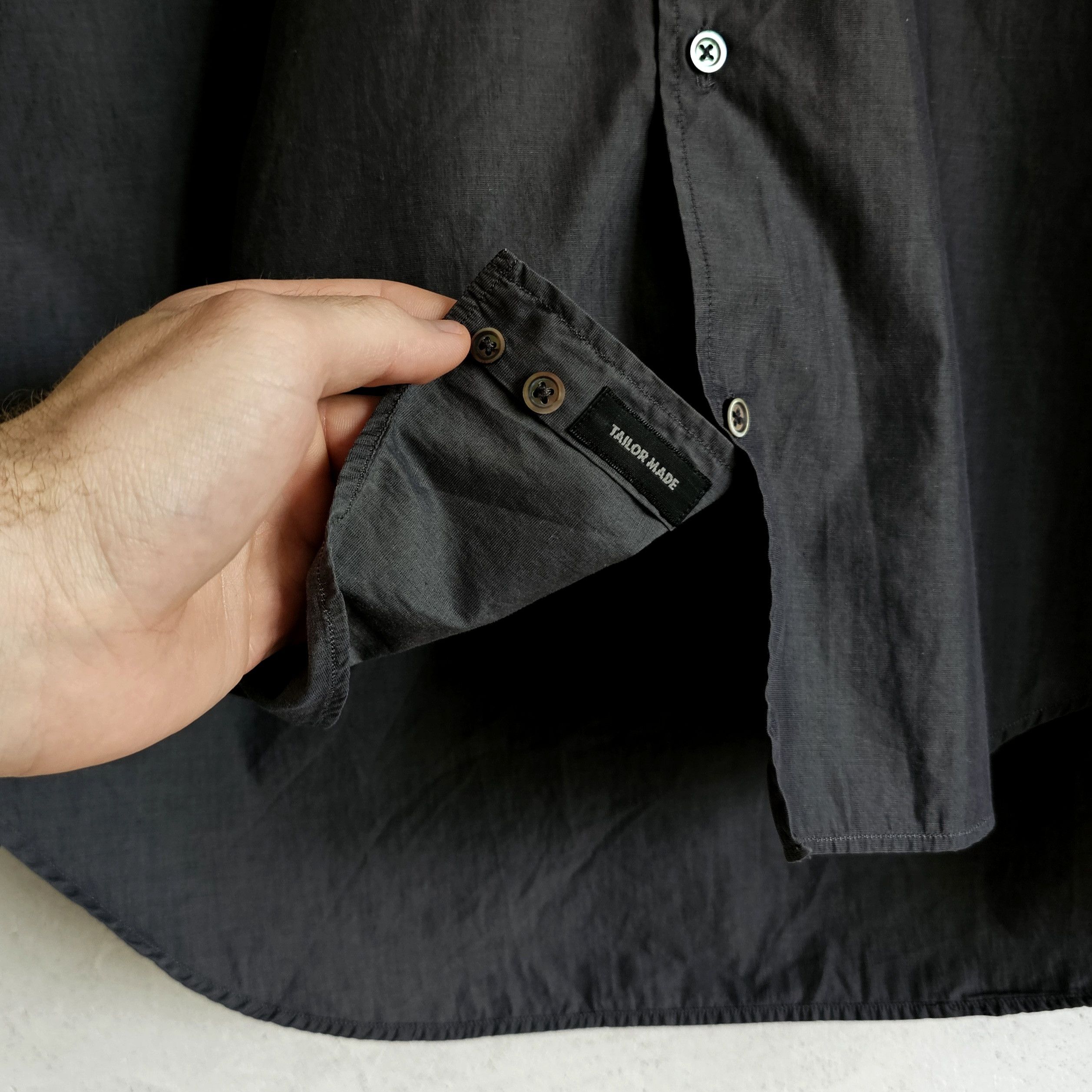 Jil Sander Jil Sander gray cotton shirt Size US M / EU 48-50 / 2 - 3 Thumbnail