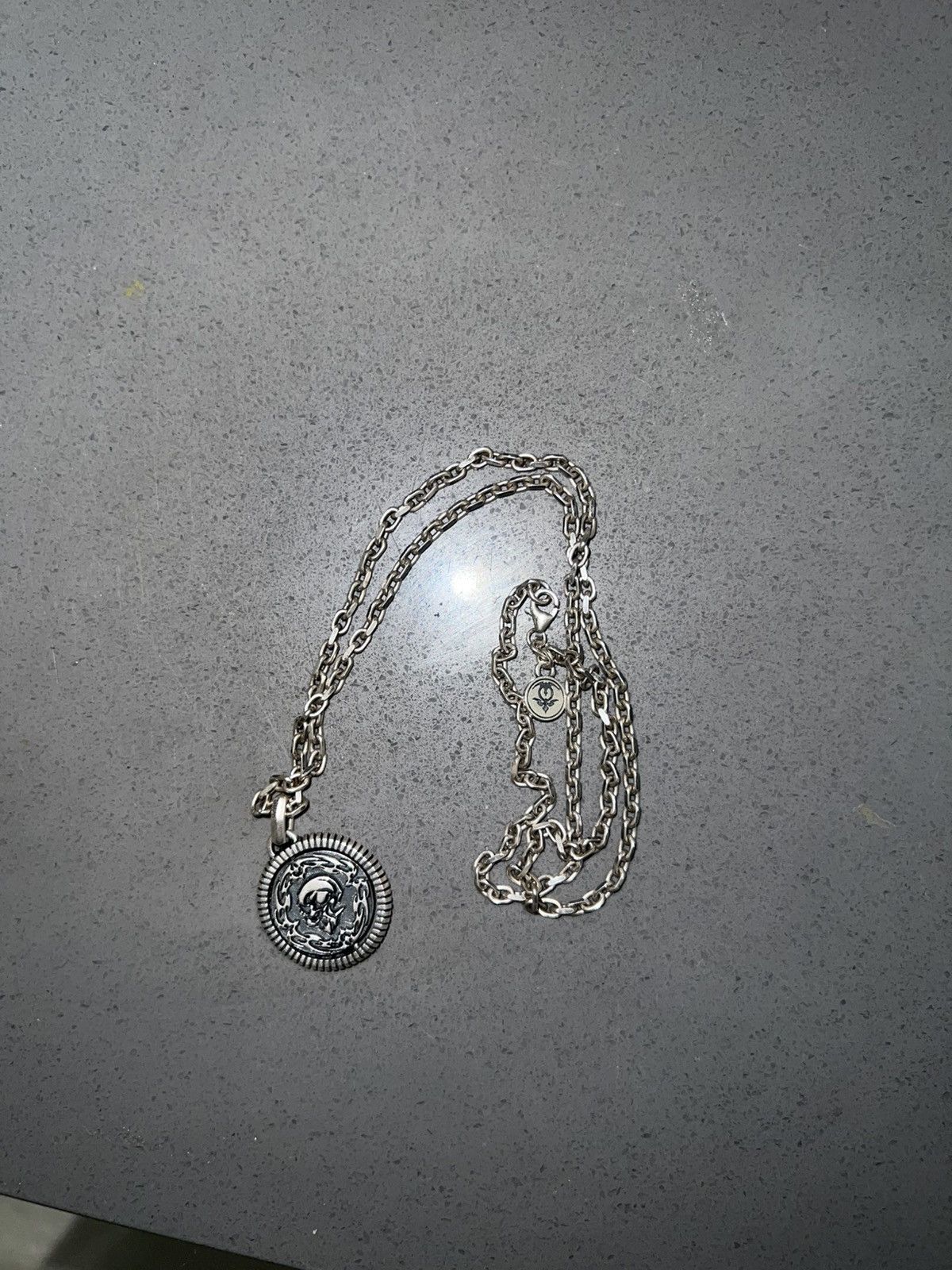 Other INFERNO STUDIOS 2 FACE SILVER NECKLACE .925 Size ONE SIZE - 2 Thumbnail