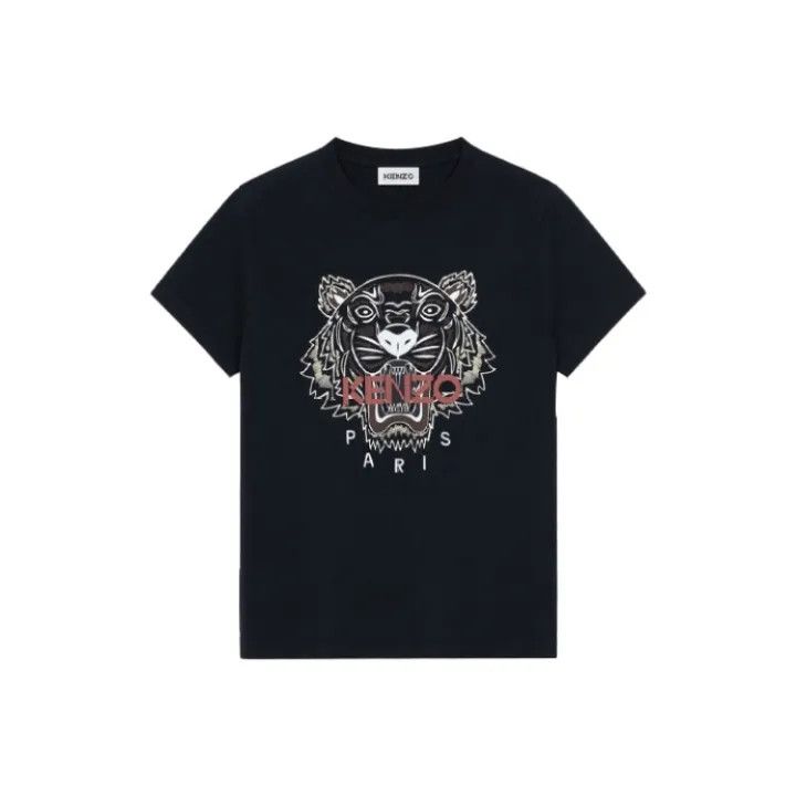 Kenzo KENZO Black Tiger Graphic Print T-Shirt 0079 Size M / US 6-8 / IT 42-44 - 1 Thumbnail