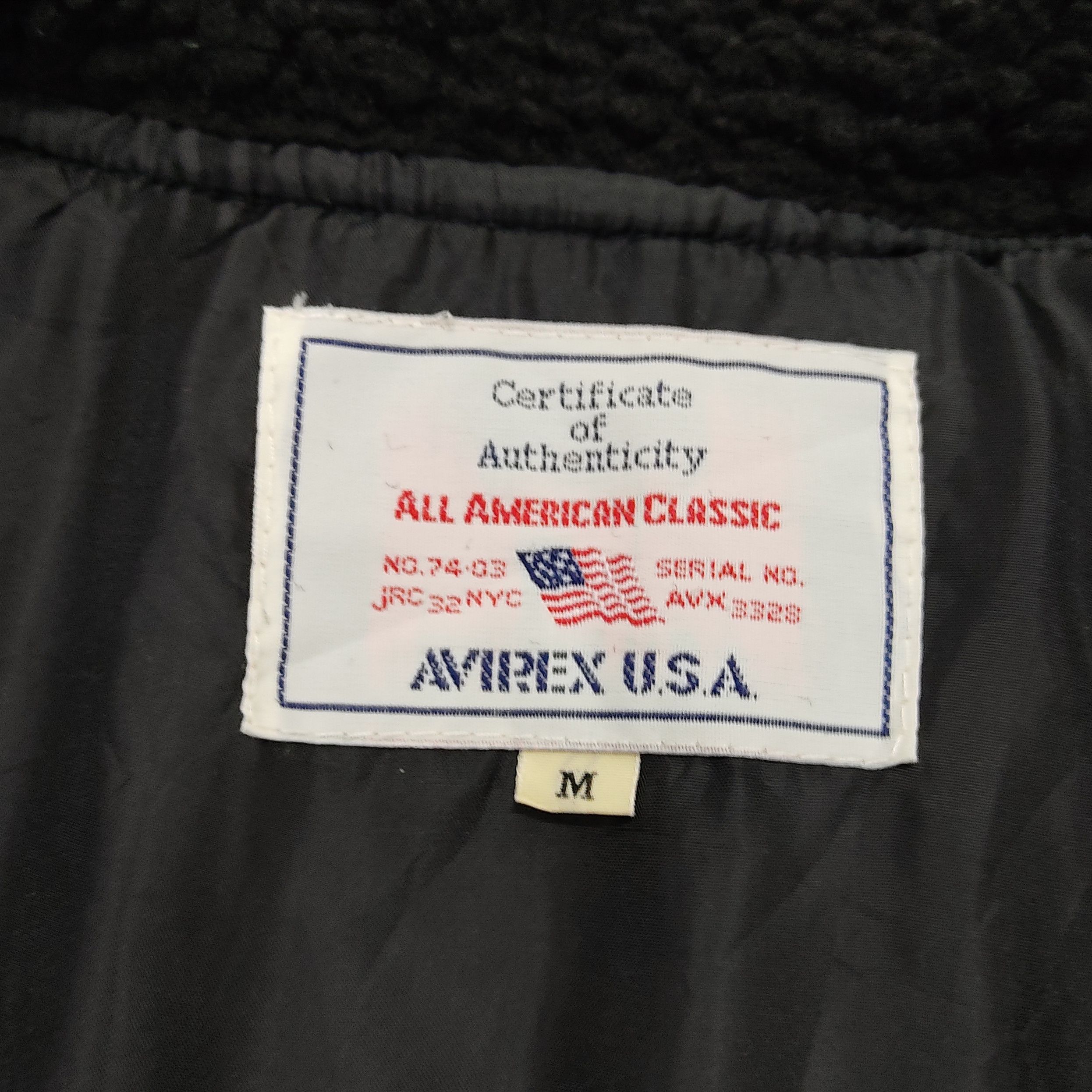 Avirex AVIREX Type B-3 Flight Bikers Black Rugged Jacket Size US M / EU 48-50 / 2 - 11 Thumbnail