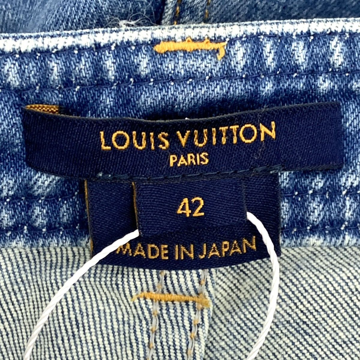 Louis Vuitton Louis Vuitton Dark Blue Cotton Casual Denim Pants K26WX Size 28" / US 6 / IT 42 - 6 Thumbnail