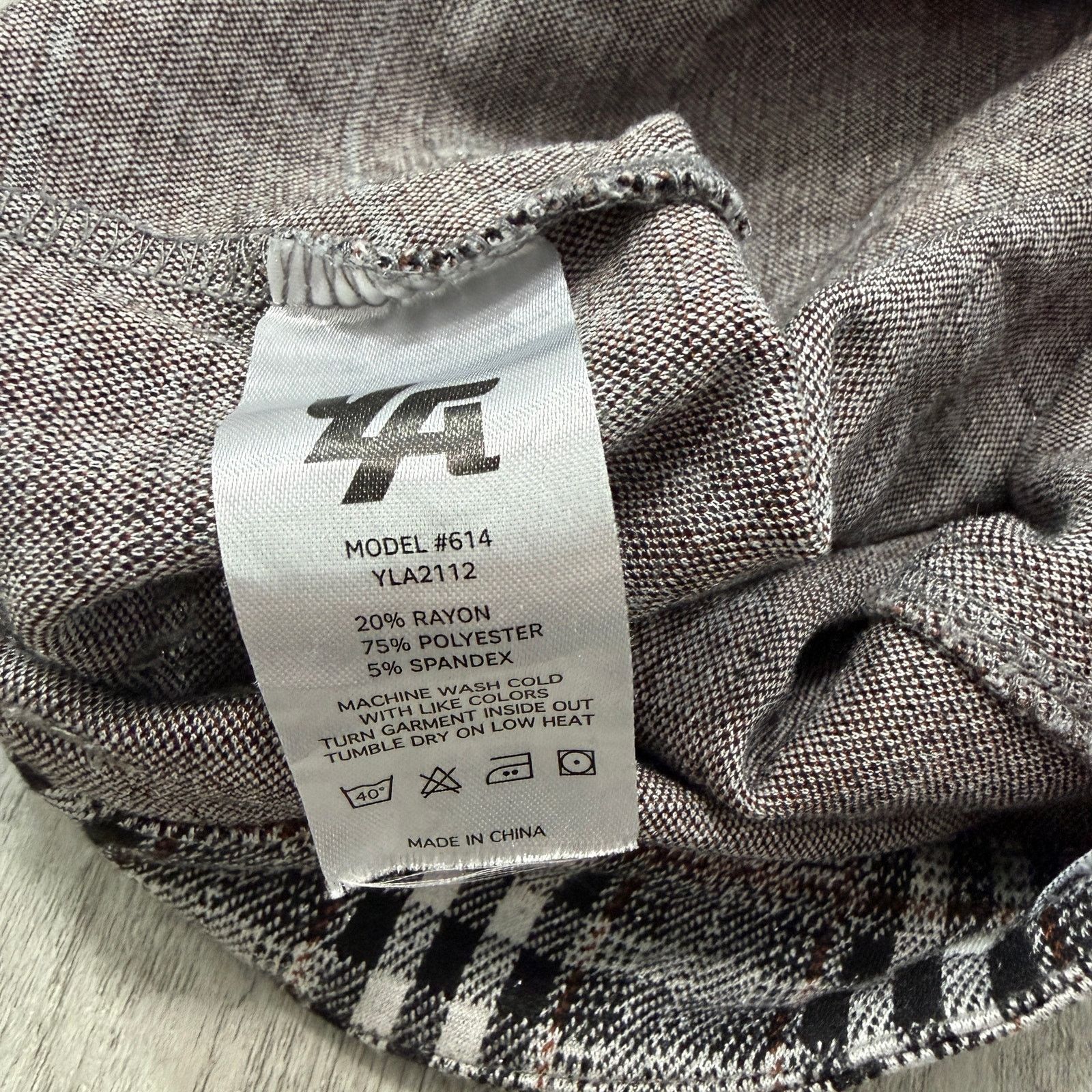 Other YoungLA Dapper Dress Pants Mens 30x30 Plaid Check Stretch Size US 30 / EU 46 - 5 Thumbnail
