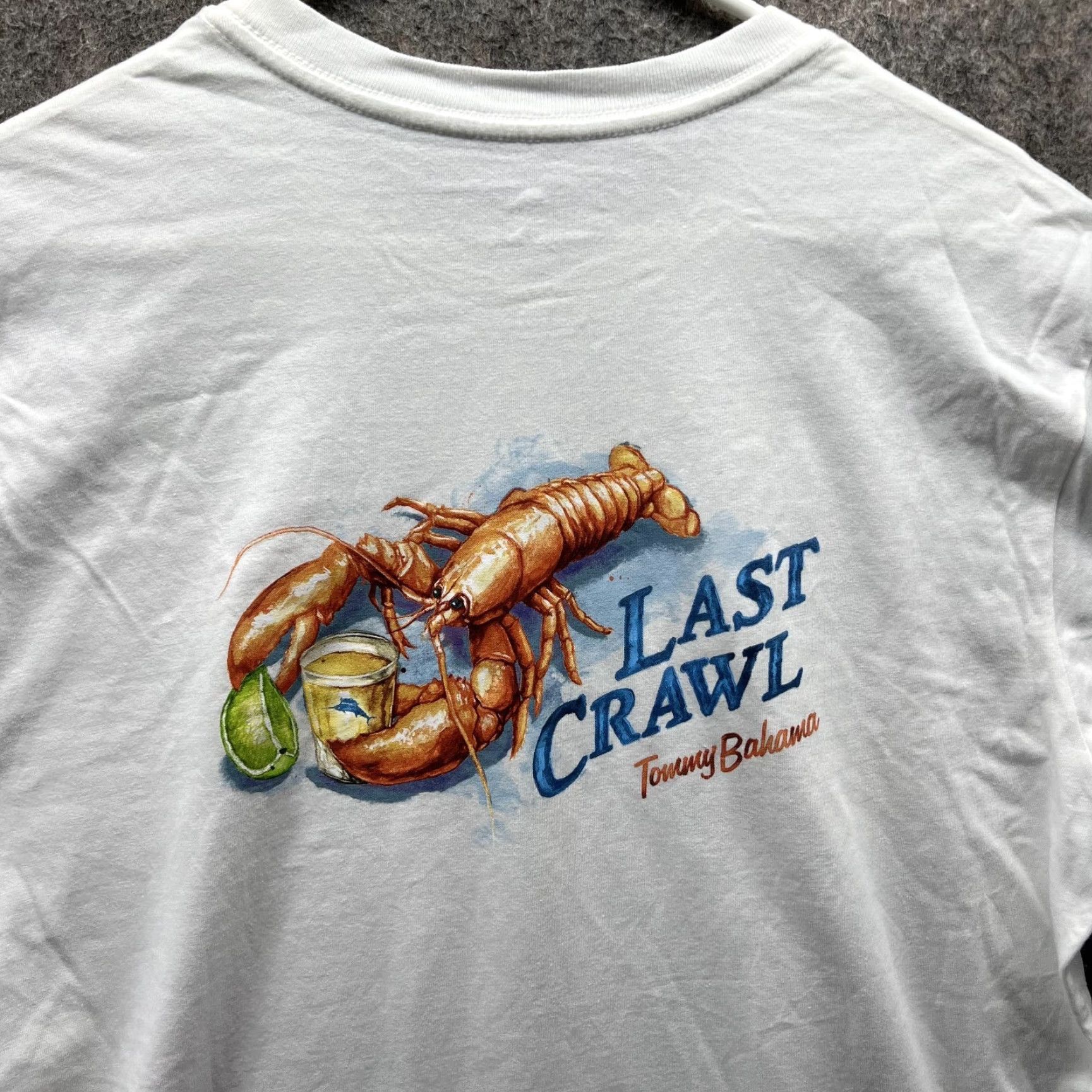 Tommy Bahama Tommy Bahama Shirt Men Large Adult White Casual Tee Crewneck Short Sleeve Logo T-Shirt All Seasons L Mens Size US L / EU 52-54 / 3 - 2 Thumbnail