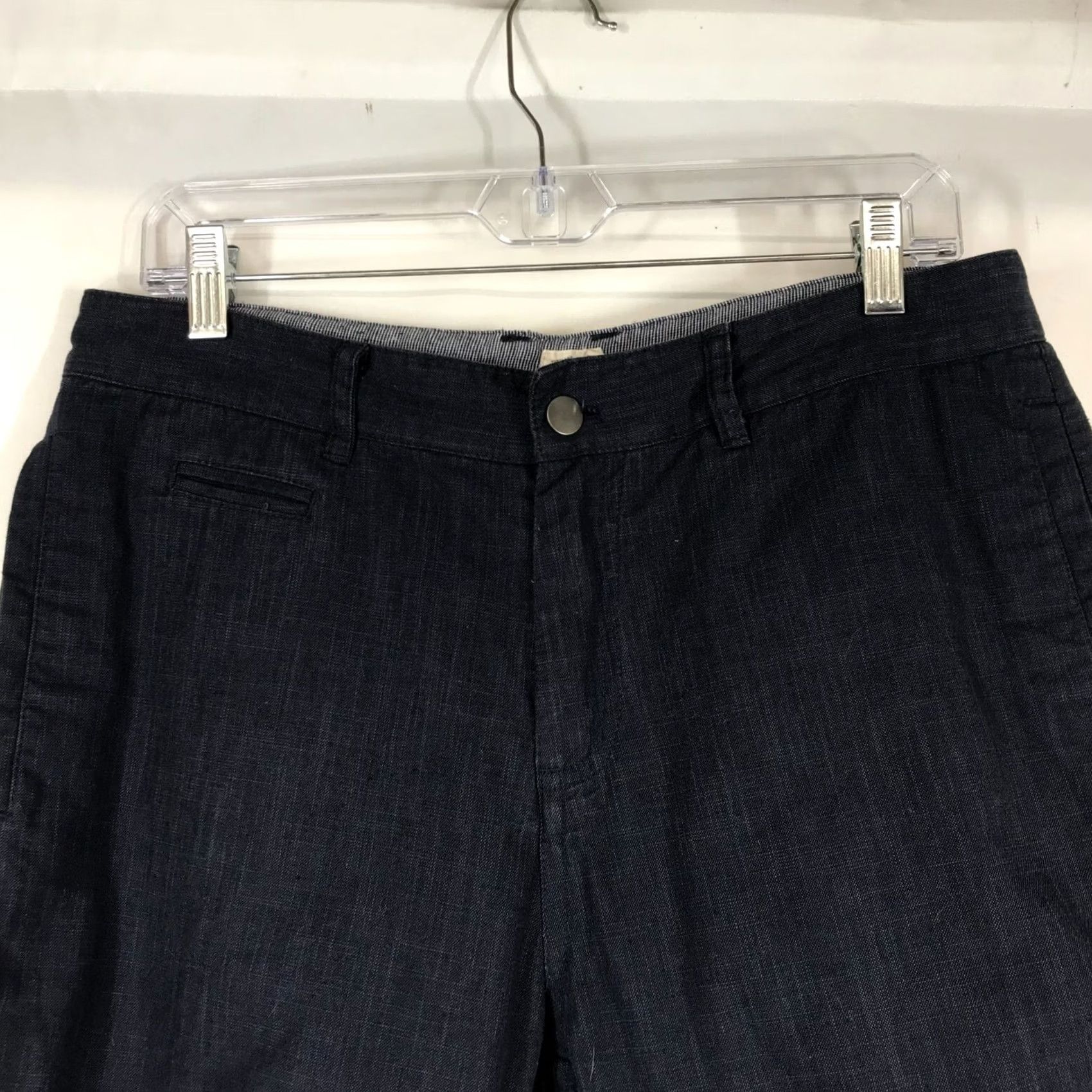 Vintage BRIDGE & BURN CASUAL COTTON BLEND NAVY SUMMER SHORTS 33 MEN'S Size US 33 - 2 Thumbnail