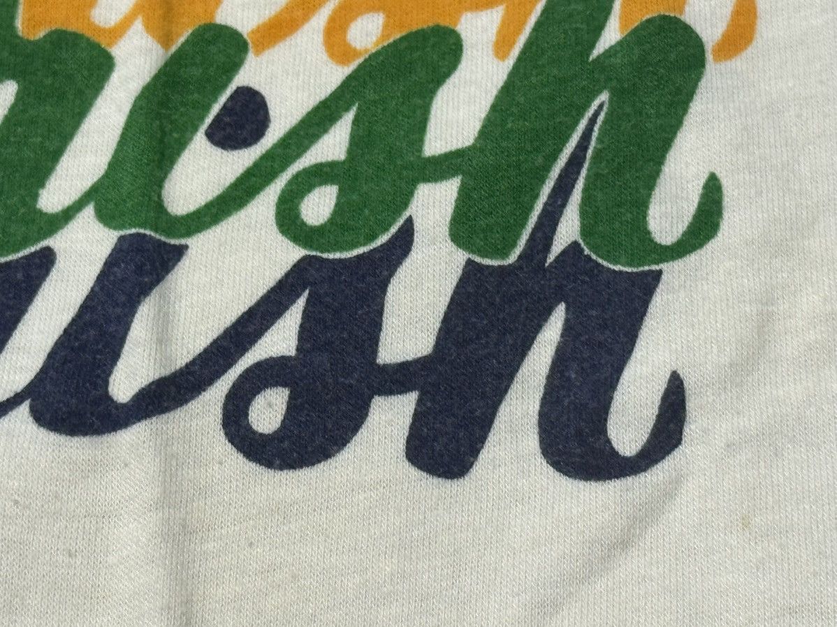 Vintage Vintage 80s Champion Notre Dame University Quarter Sleeve Size US M / EU 48-50 / 2 - 11 Thumbnail
