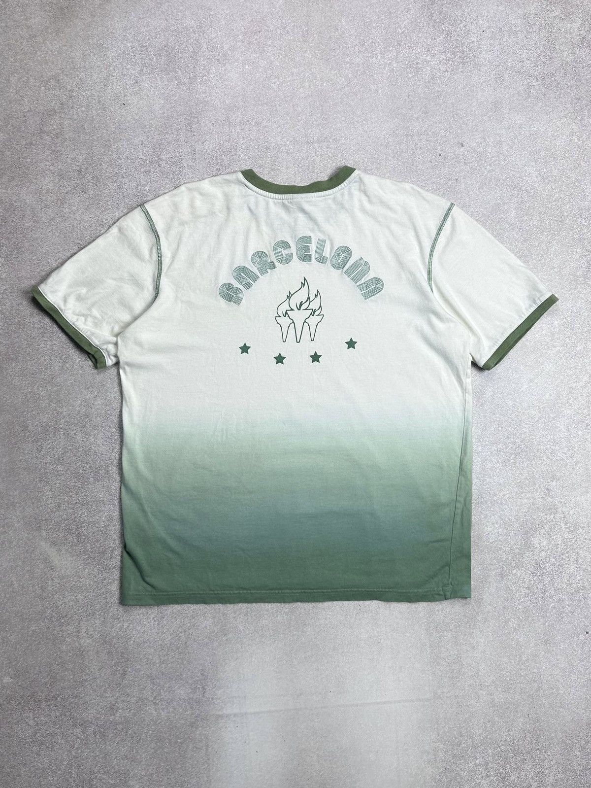 Nike Vintage 90s Nike Barcelona Olympics Faded T-shirt XL Size US XL / EU 56 / 4 - 1 Thumbnail