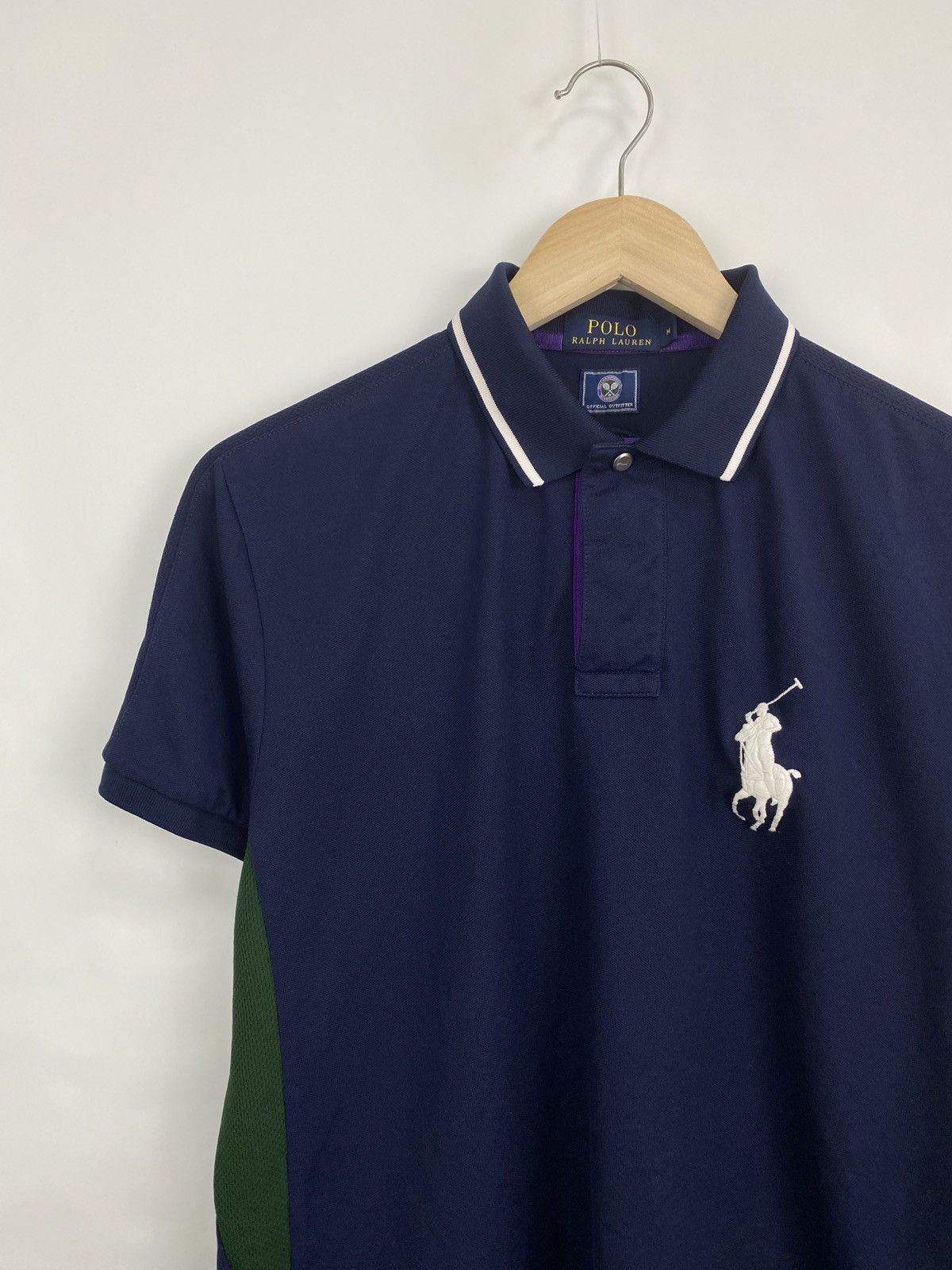 Polo Ralph Lauren 🇬🇧 Vintage Polo Ralph Lauren Wimbledon Tennis Polo T-Shirt Size US M / EU 48-50 / 2 - 3 Thumbnail