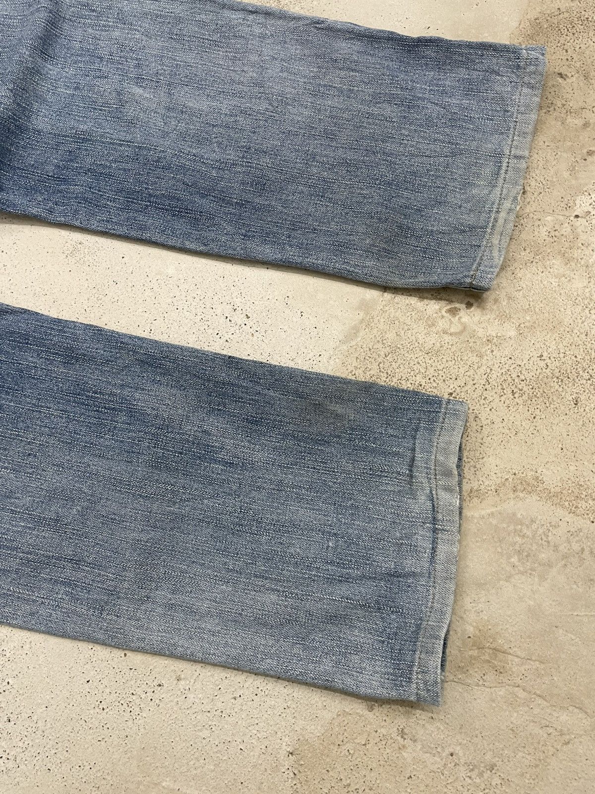 Wrangler Wrangler Distressed Light Blue Denim Pants Size US 32 / EU 48 - 11 Thumbnail