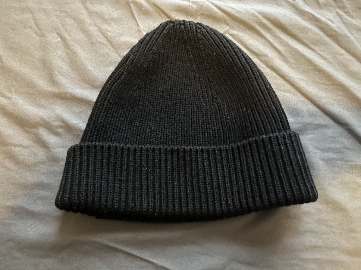Prada Prada Rubber Patch Wool Beanie - BLK/BLUE/WHITE Size ONE SIZE - 3 Thumbnail