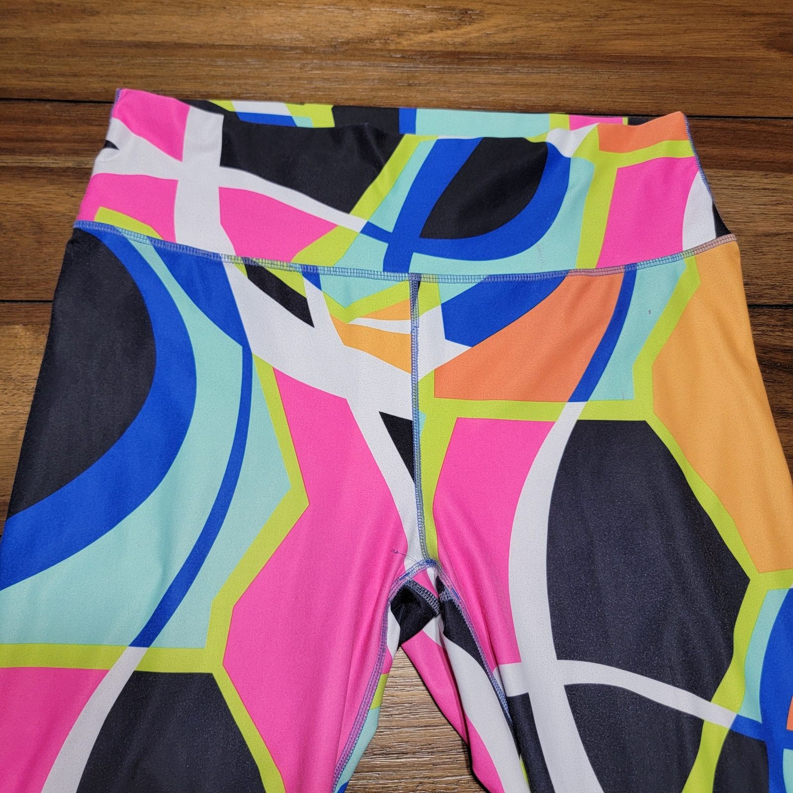 Other Guru Active Multicolor Leggings - Size XL Size 31" - 2 Thumbnail