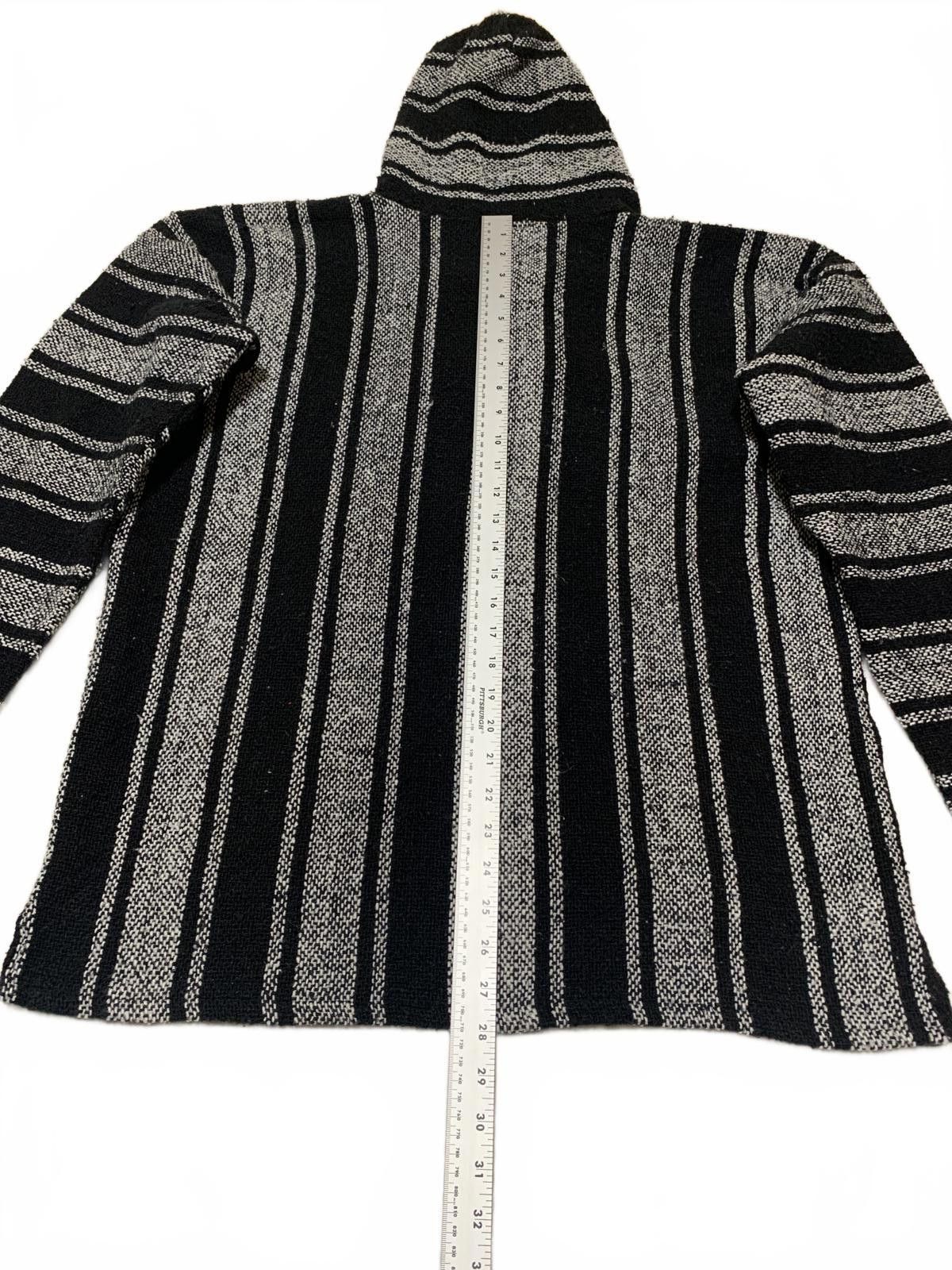 Other La Montaña Especial Men's XL Black White Striped Hoodie Size US XL / EU 56 / 4 - 9 Thumbnail