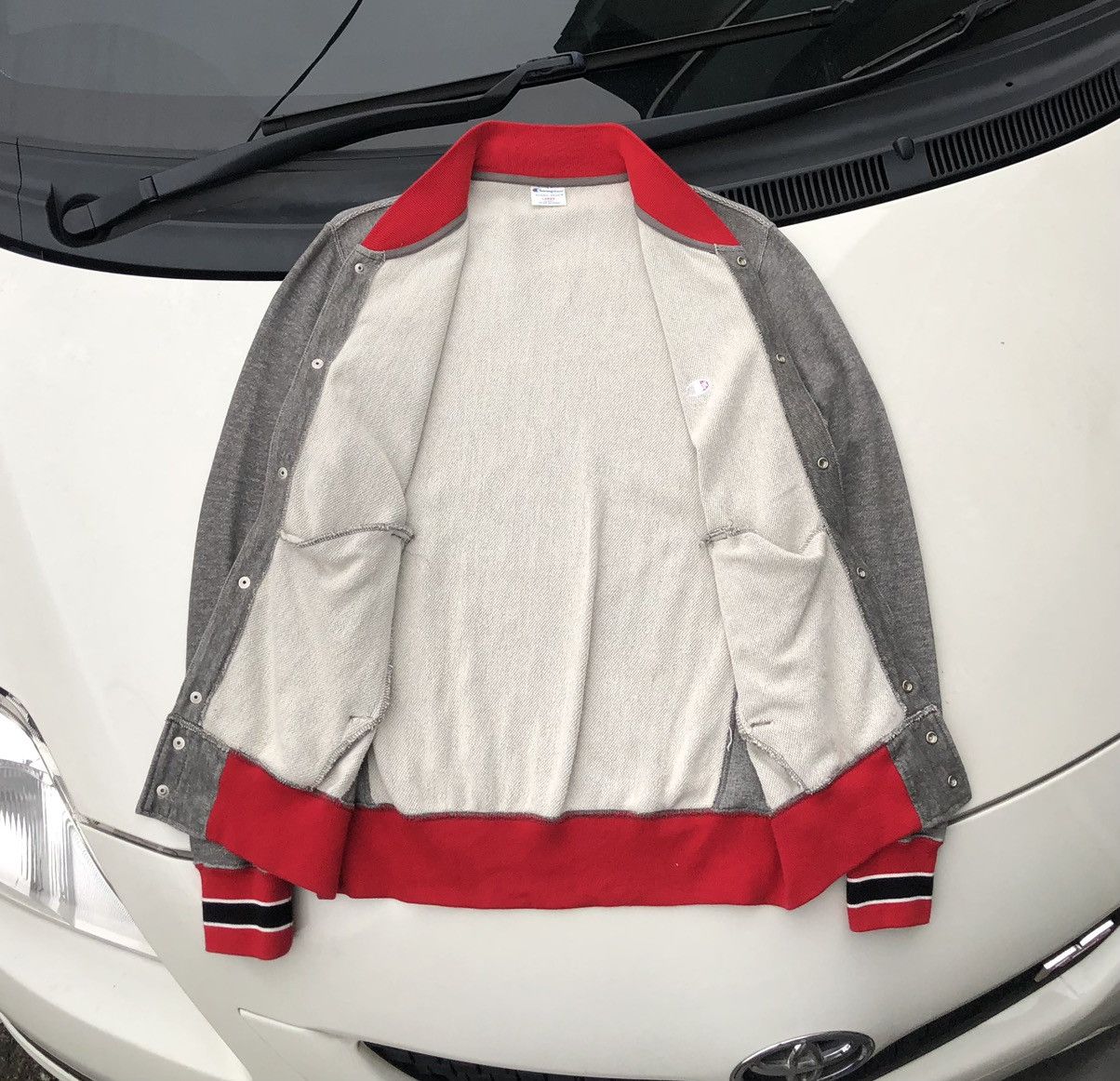 Champion Champion Reverse Weave Button Snap Track Top Jacket Size US L / EU 52-54 / 3 - 7 Thumbnail