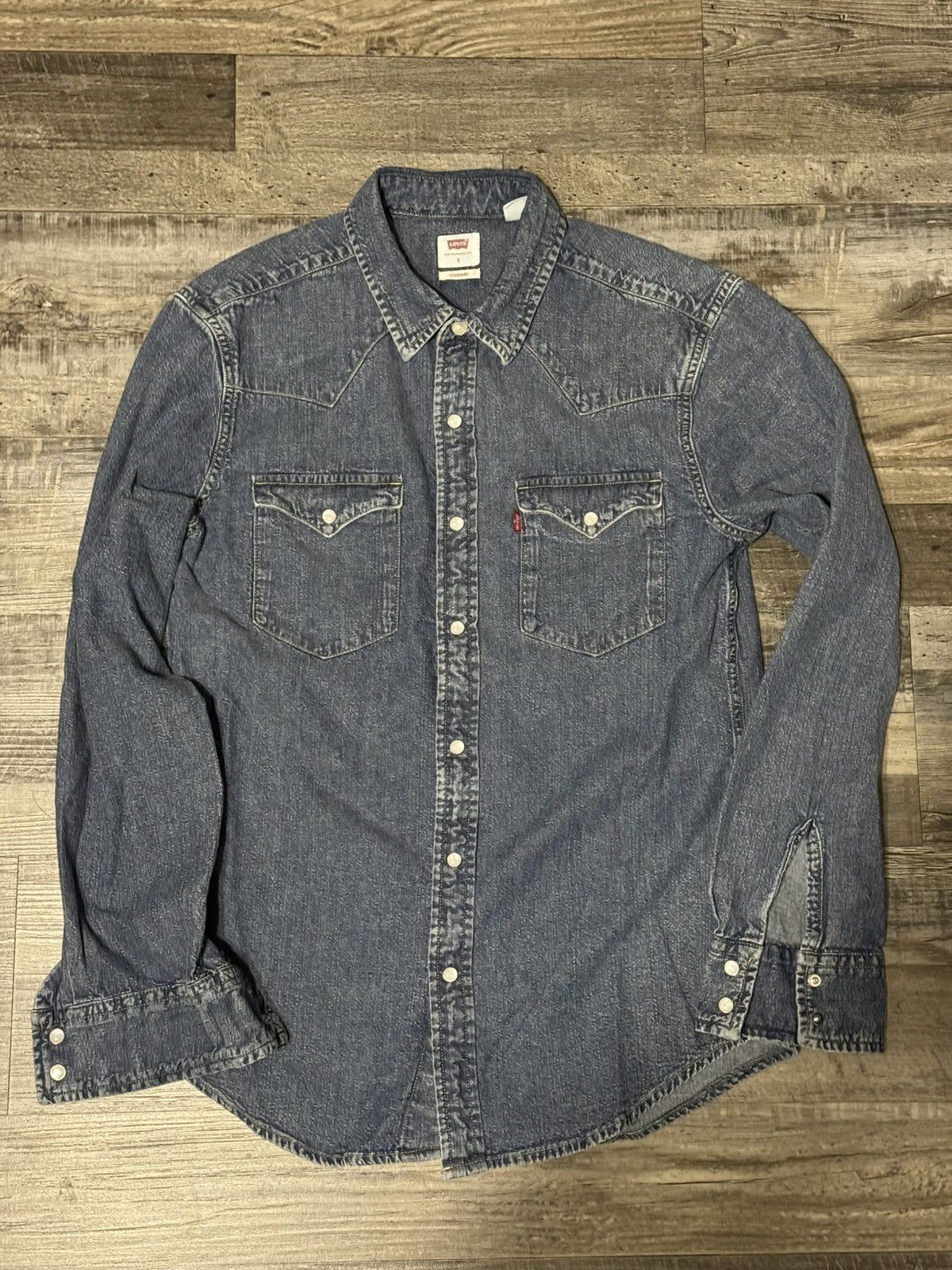 Levi's Levi’s Western Denim Shirt Size US S / EU 44-46 / 1 - 1 Thumbnail
