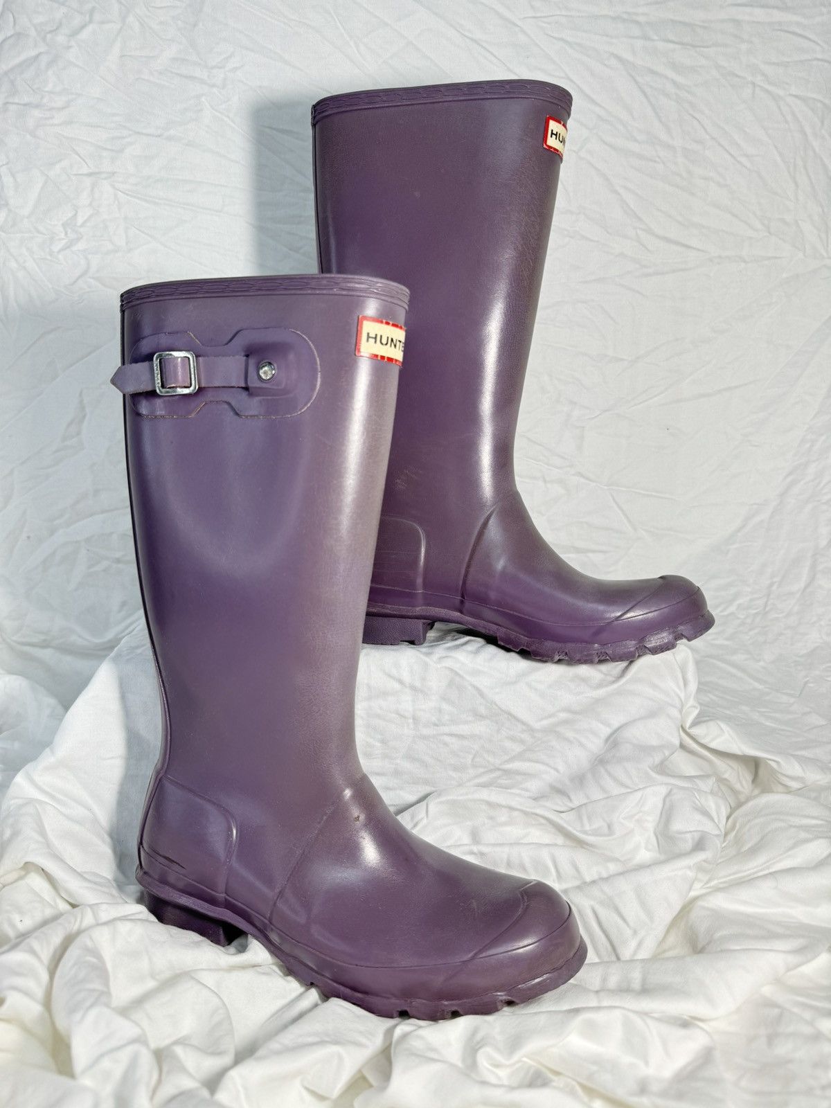 Hunter Shoes Original Tall Hunter Rain Boots in LiLac purple
