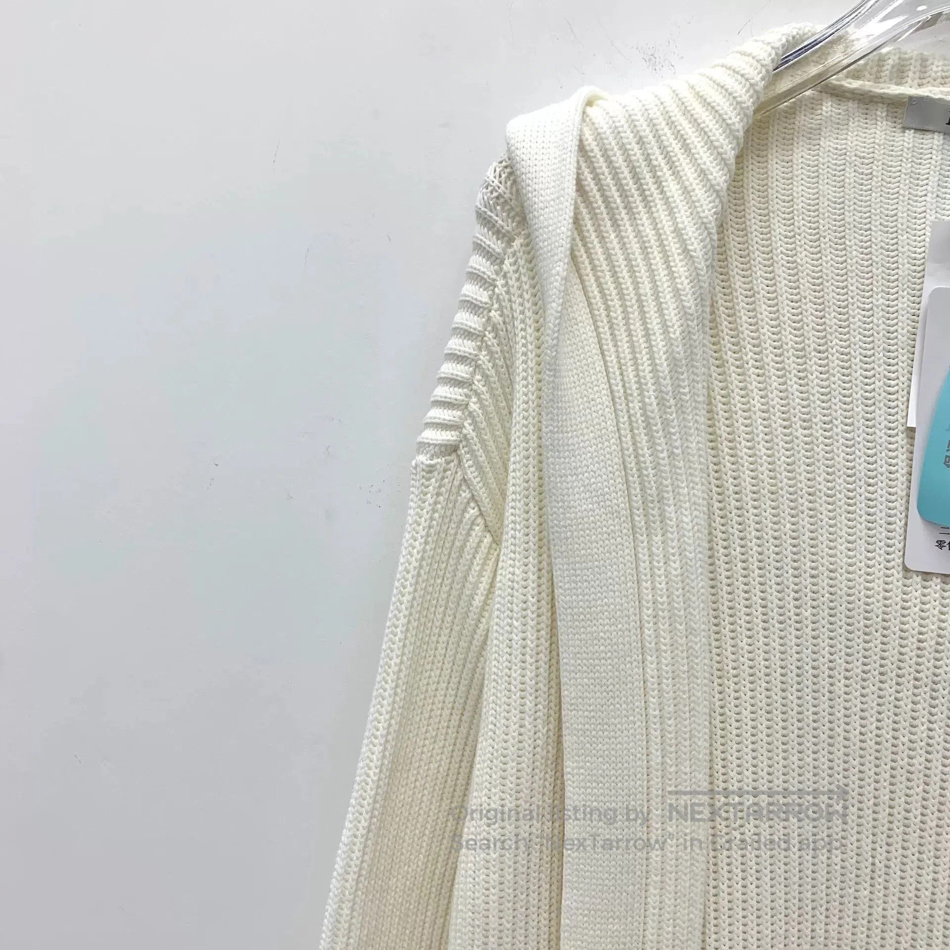 Other maxmara white cotton knit hooded cardigan. Size US L / EU 52-54 / 3 - 3 Thumbnail