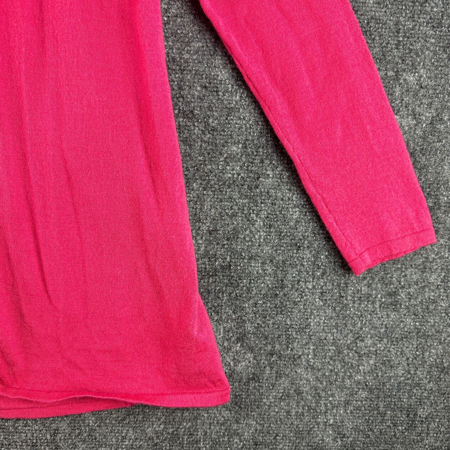 J. Jill J. Jill Sweater Cardigan Womens Small Pink Merino Wool Open Cardigan Long Sleeve Size S / US 4 / IT 40 - 3 Thumbnail