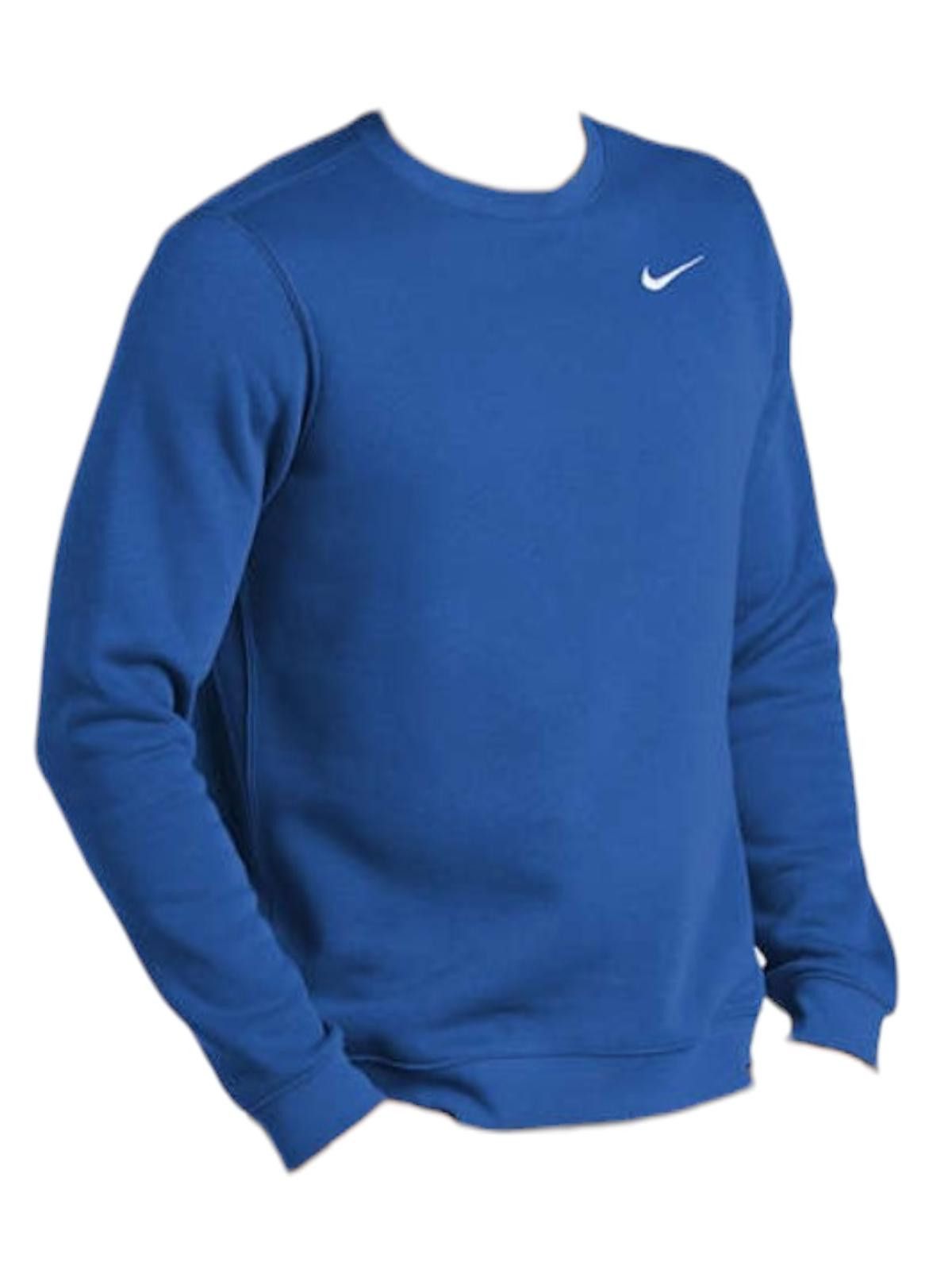 Nike Vtg. Nike Blue Crew Sweatshirt - Size L Size US L / EU 52-54 / 3 - 2 Thumbnail
