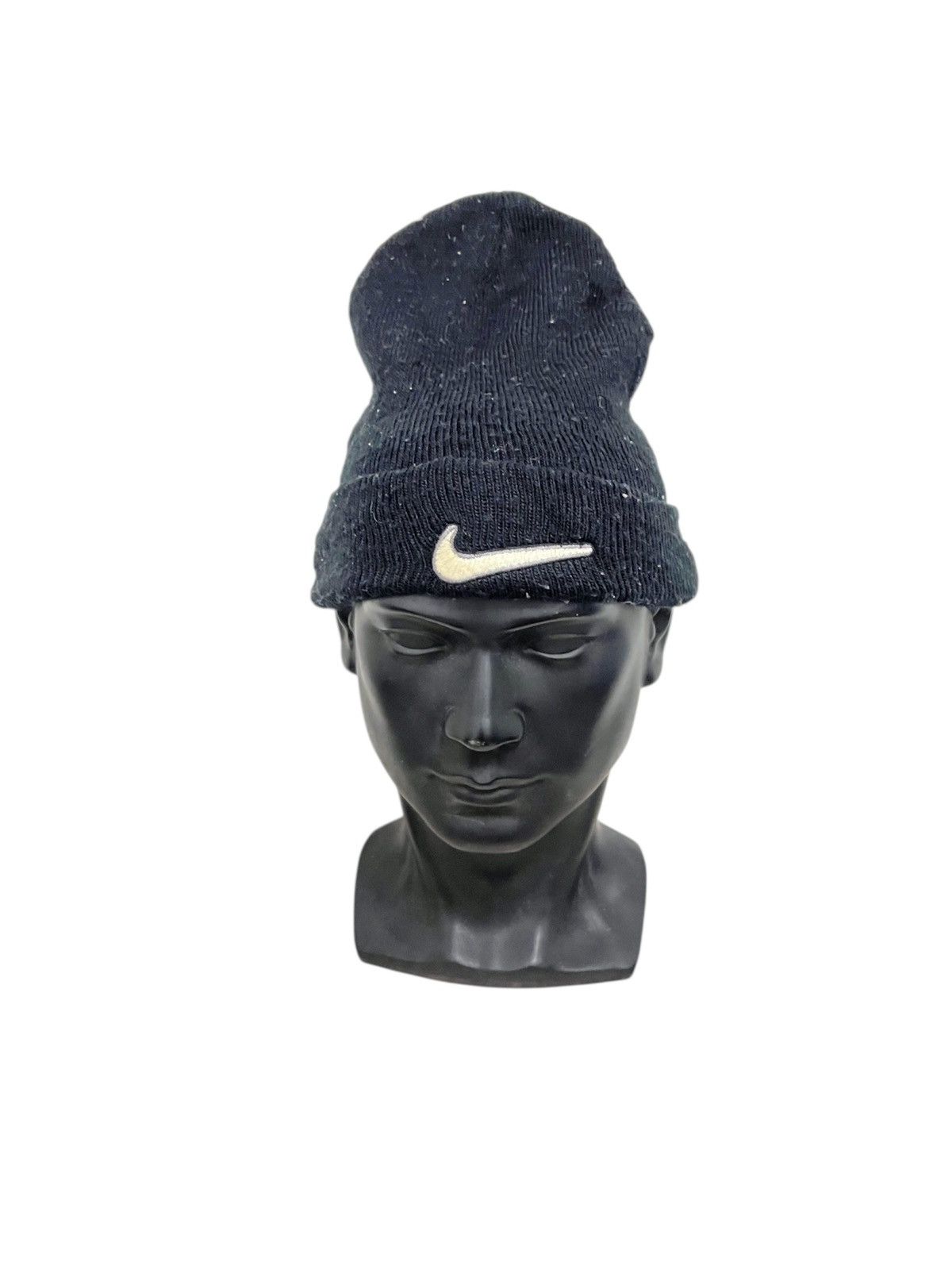 Nike Vintage Nike Swoosh Beanie Hat Size ONE SIZE - 1 Thumbnail
