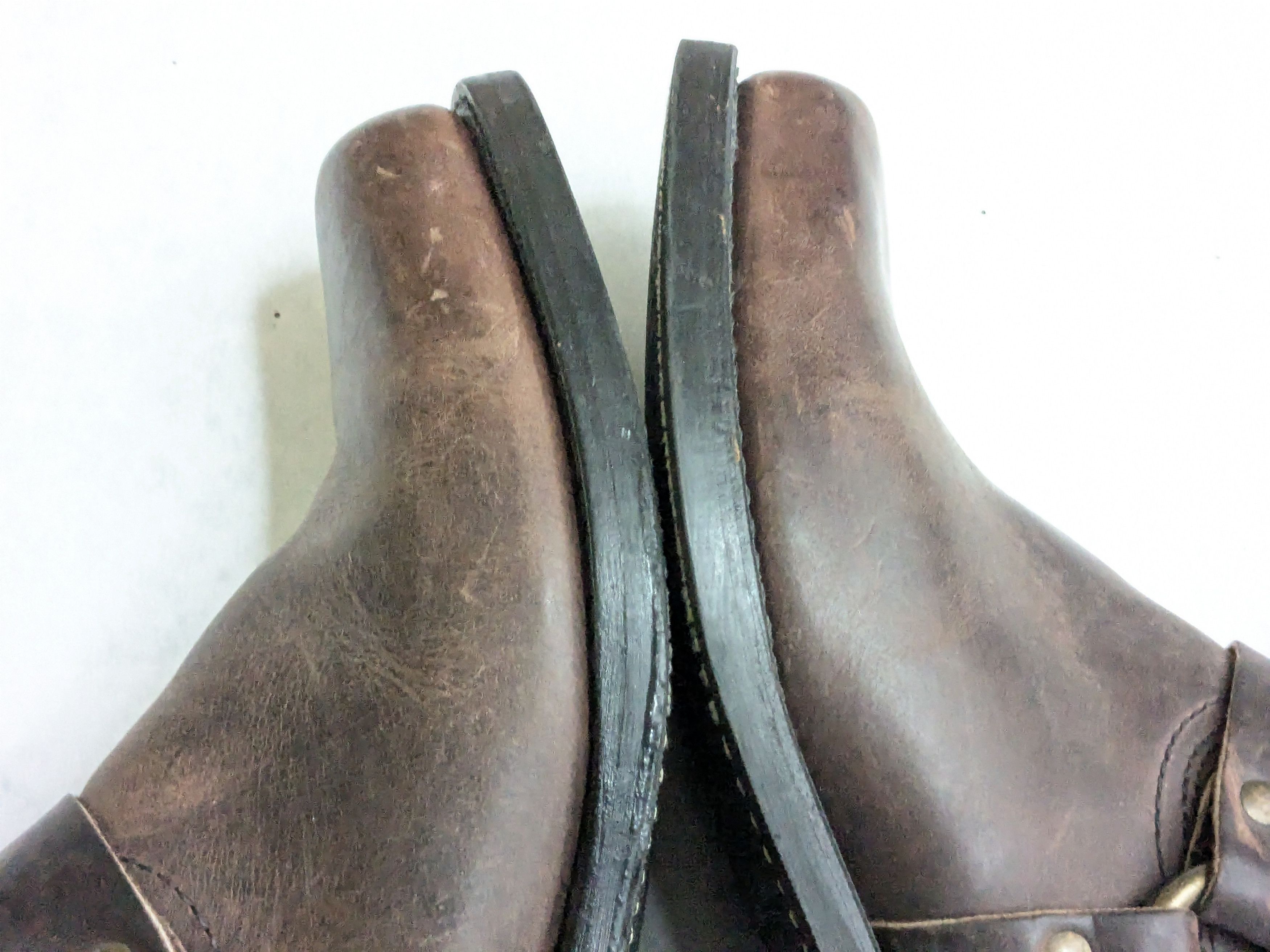 Frye Frye Harness Boots Brown 10 M Leather Size US 10 / EU 43 - 7 Thumbnail
