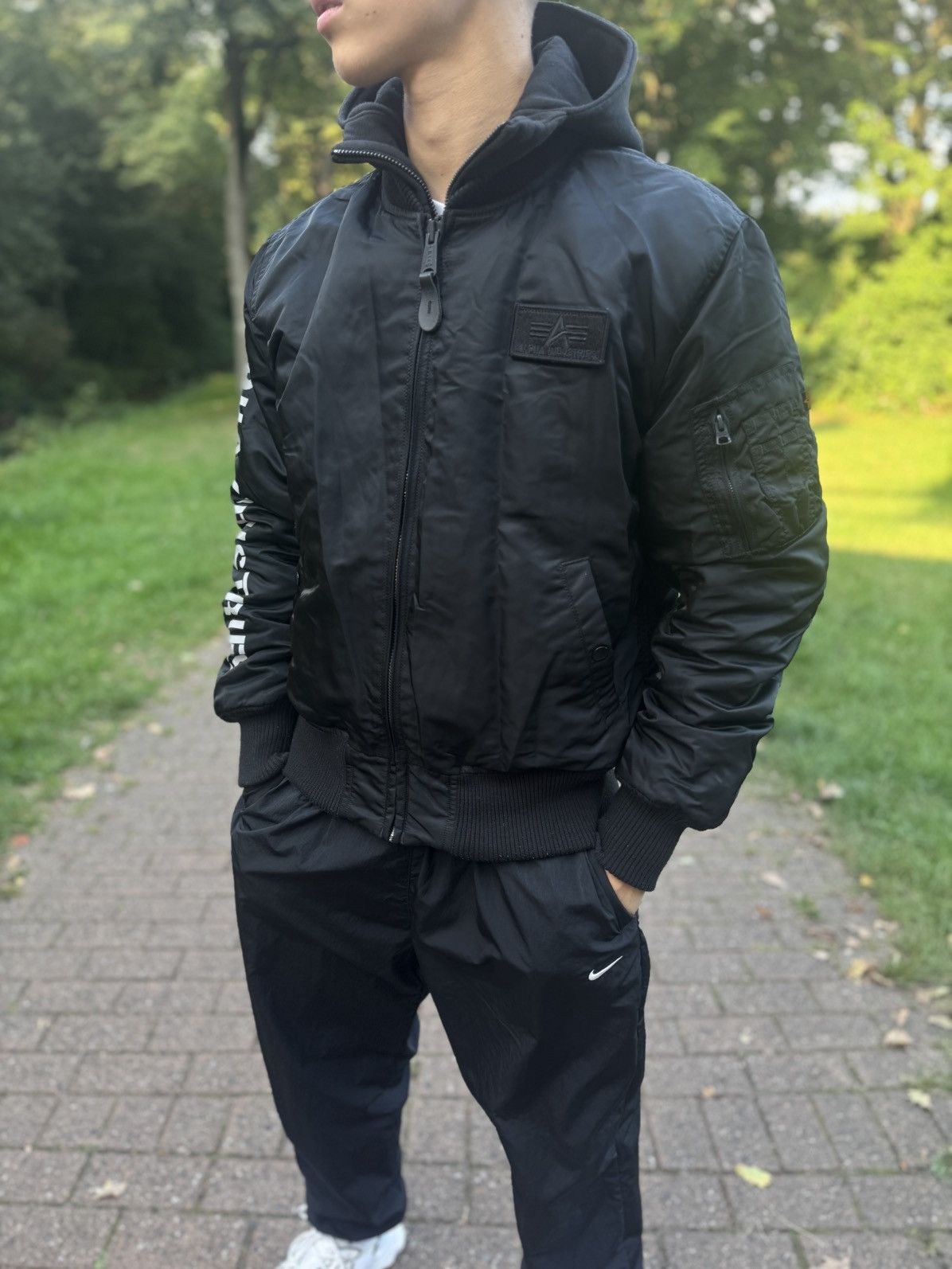 Alpha Industries Alpha Industries Bomber Jacket Y2K Streetwear Size US M / EU 48-50 / 2 - 1 Thumbnail