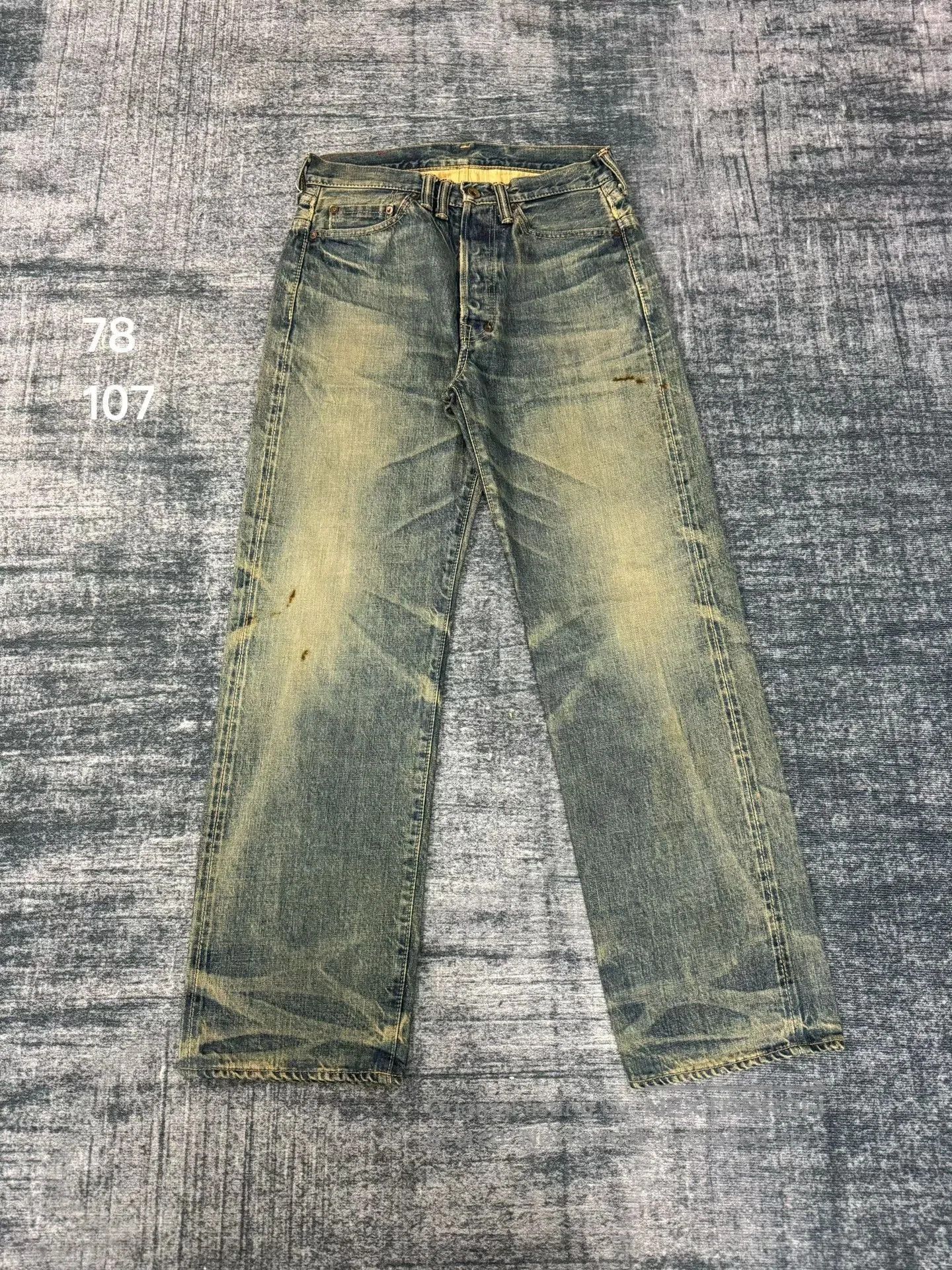 Vintage Vintage Anarchrom Japanese Washed Blue Jeans. Size US 31 - 1 Thumbnail