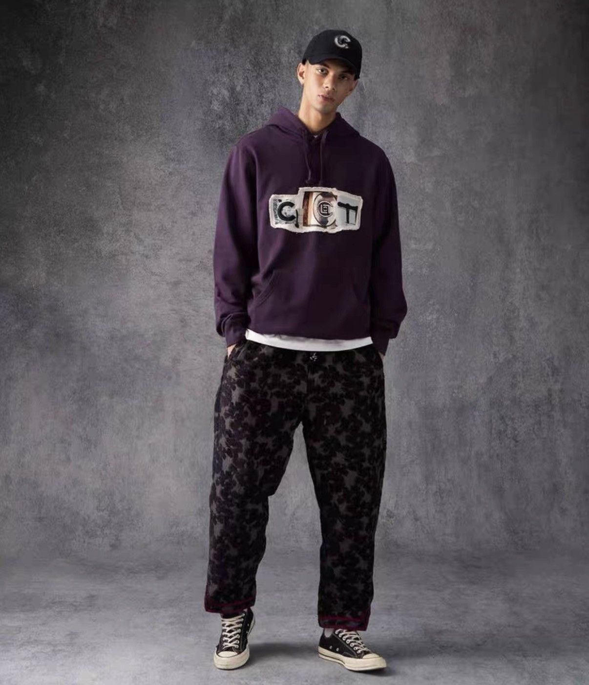 CLOT Clot Ancestral Ties Purple Printed Hoodie J31 Size US XL / EU 56 / 4 - 6 Thumbnail