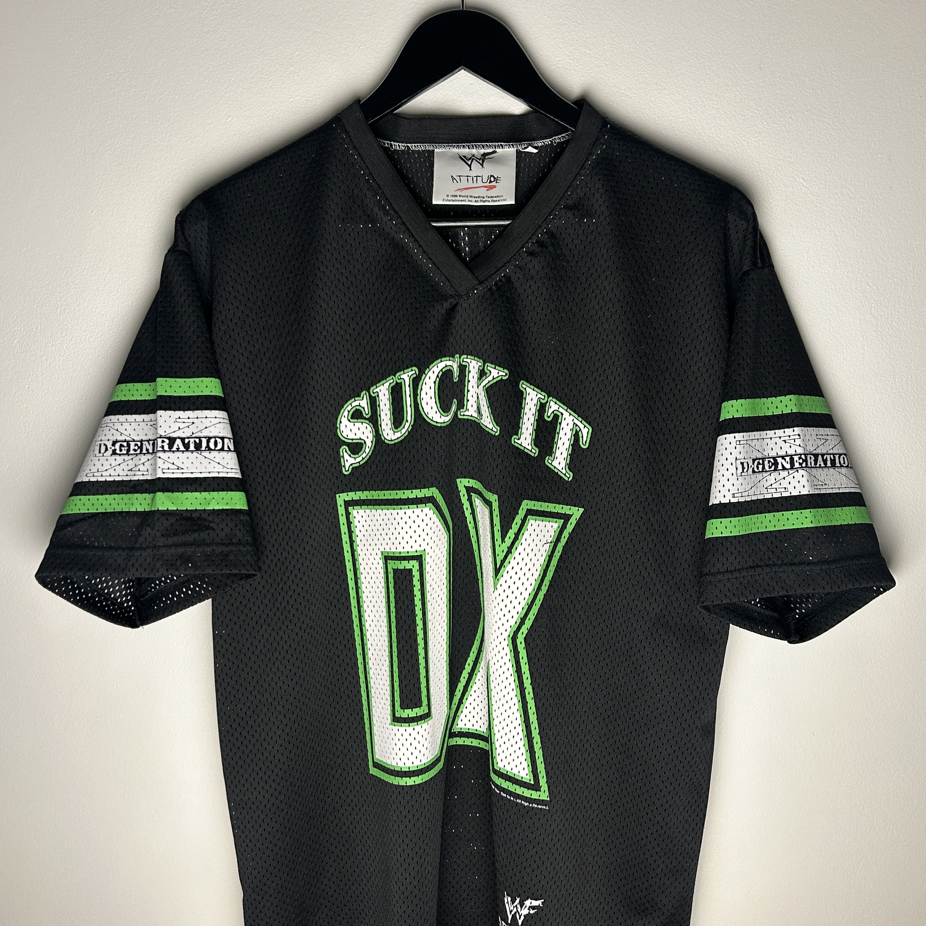 WWF Vintage D-Generation X 1999 WWF Wrestling Jersey Size US L / EU 52-54 / 3 - 3 Thumbnail