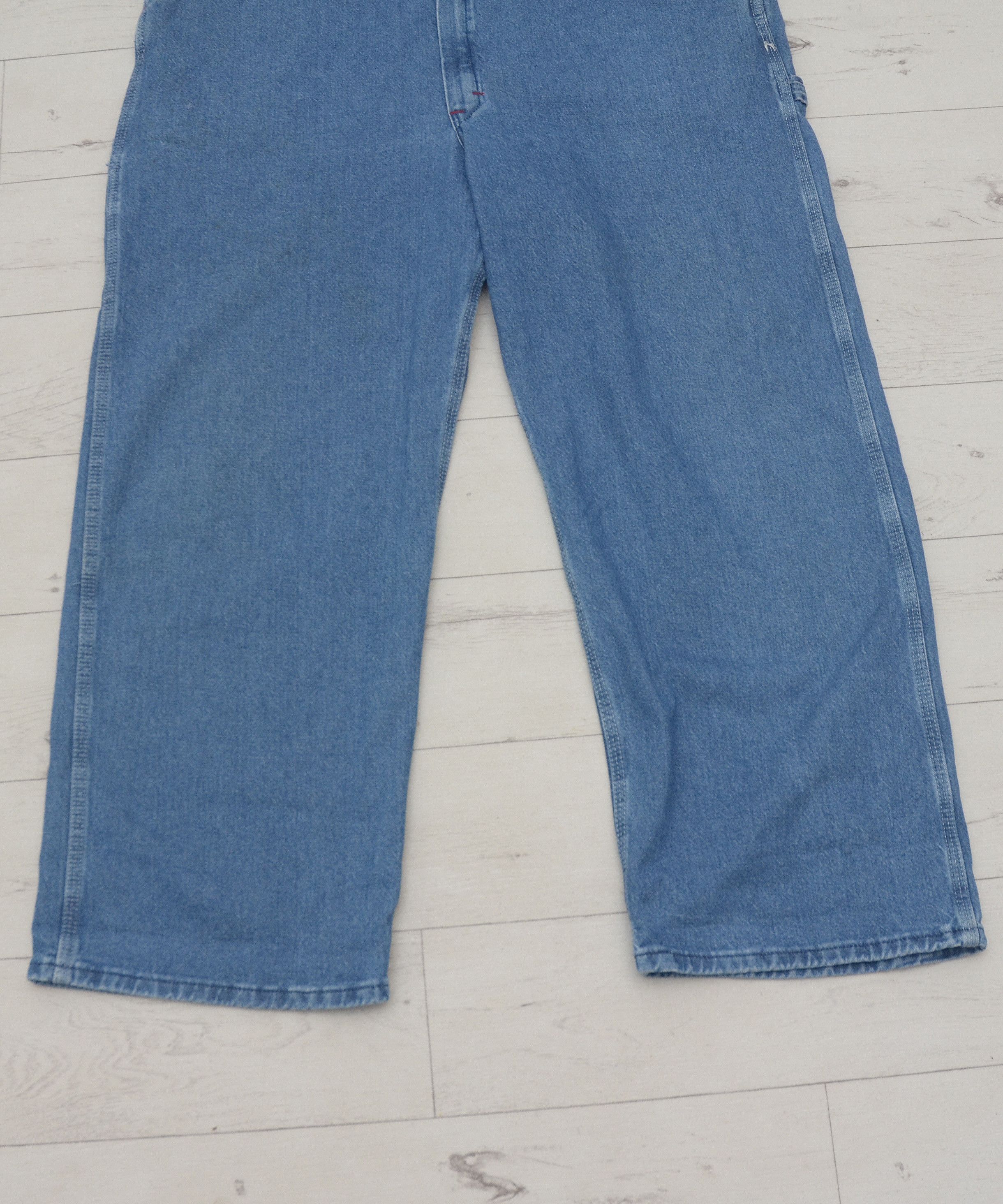 Dickies Men's Dickies Stonewashed Indigo Blue Bib Overalls 40x30 Size US 40 / EU 56 - 5 Thumbnail