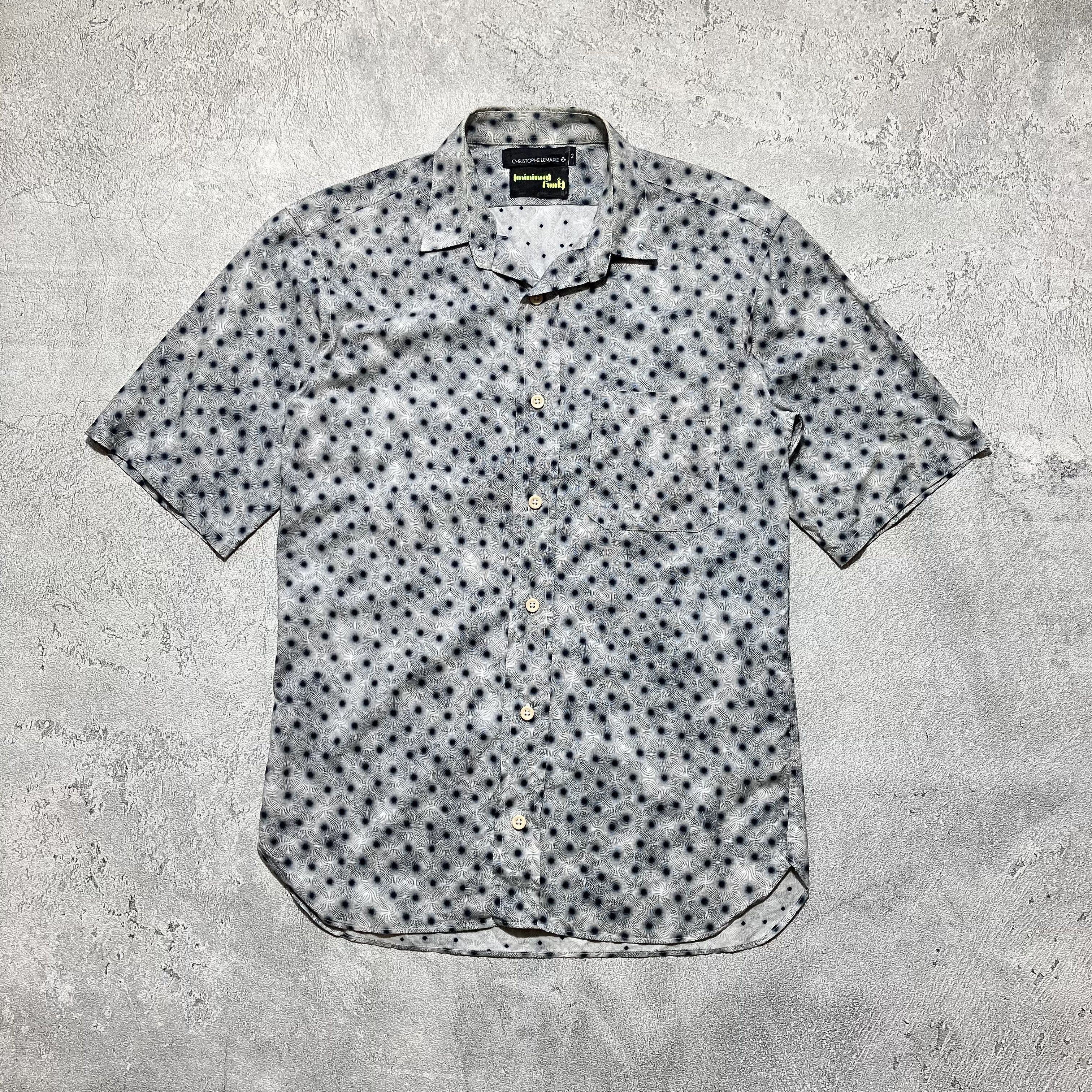 Lemaire Christophe Lemaire x Minimal Funk circular patterned shirt Size US M / EU 48-50 / 2 - 1 Thumbnail