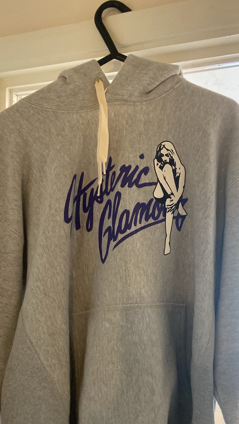 Hysteric Glamour Rare hysteric glamour grey and purple hoodie Size US L / EU 52-54 / 3 - 1 Thumbnail