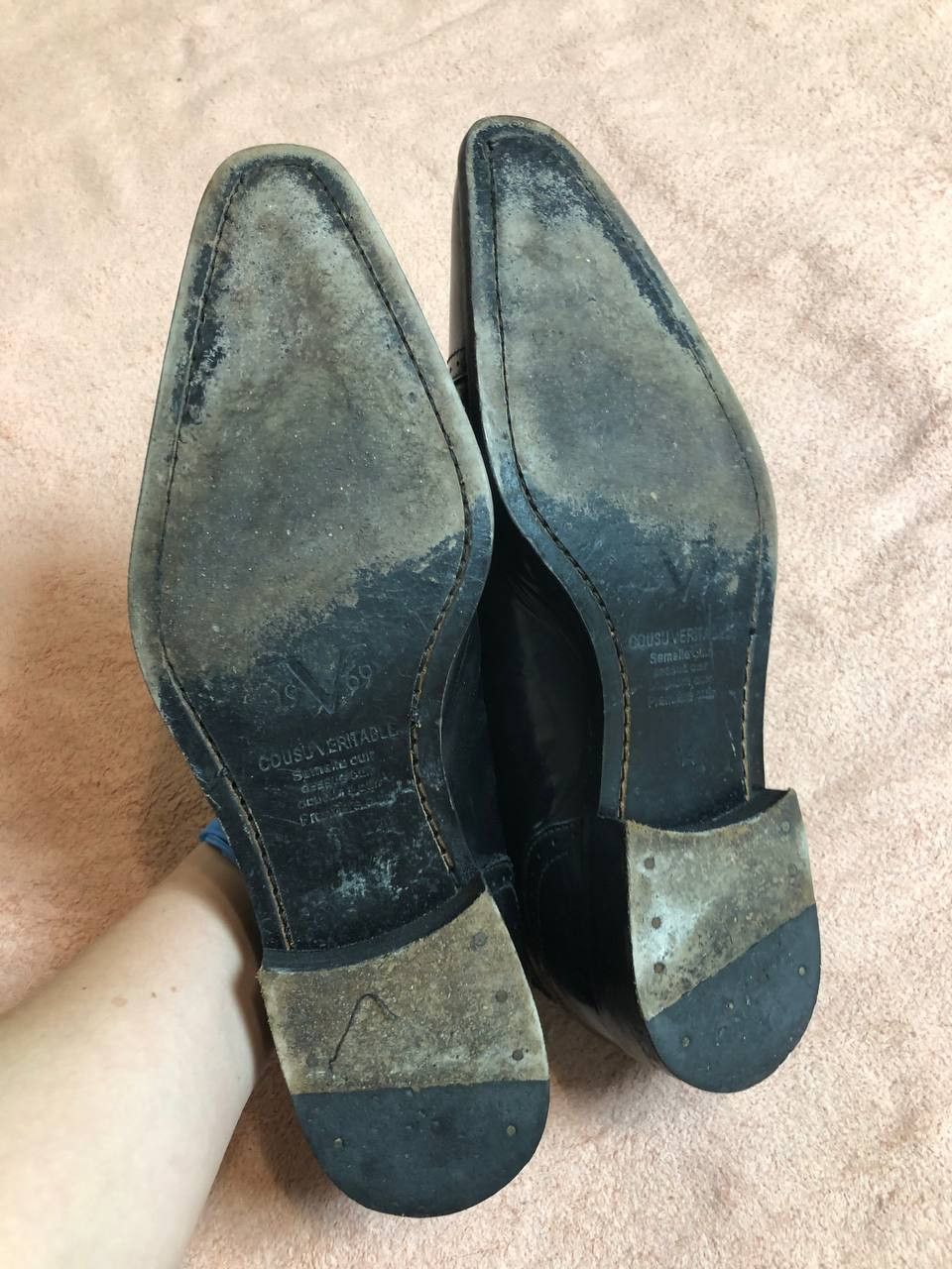 Versace Vintage Versace Streetwear Casual Leather Shoes Size 11 Size US 11 / EU 44 - 11 Thumbnail