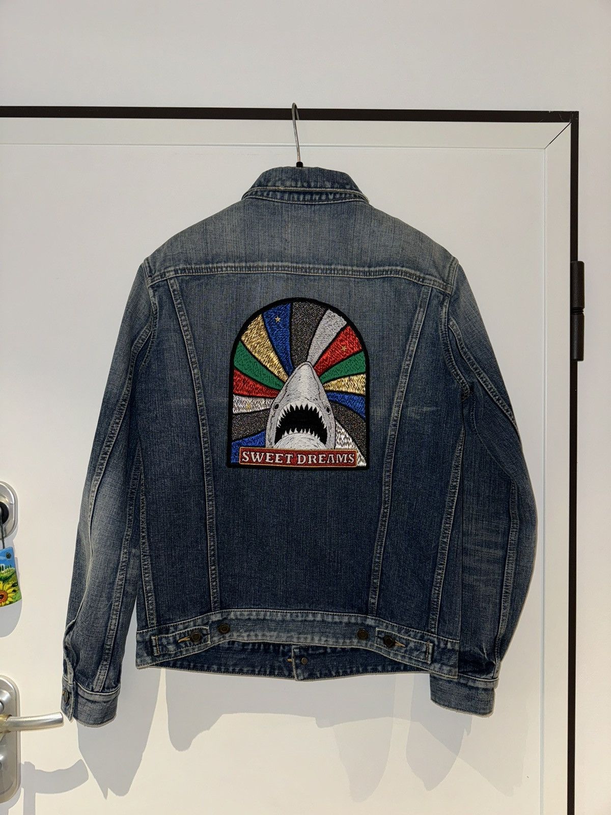 Saint Laurent Paris Saint Laurent Paris Denim Jacket “Sweet Dreams” Size US M / EU 48-50 / 2 - 6 Thumbnail