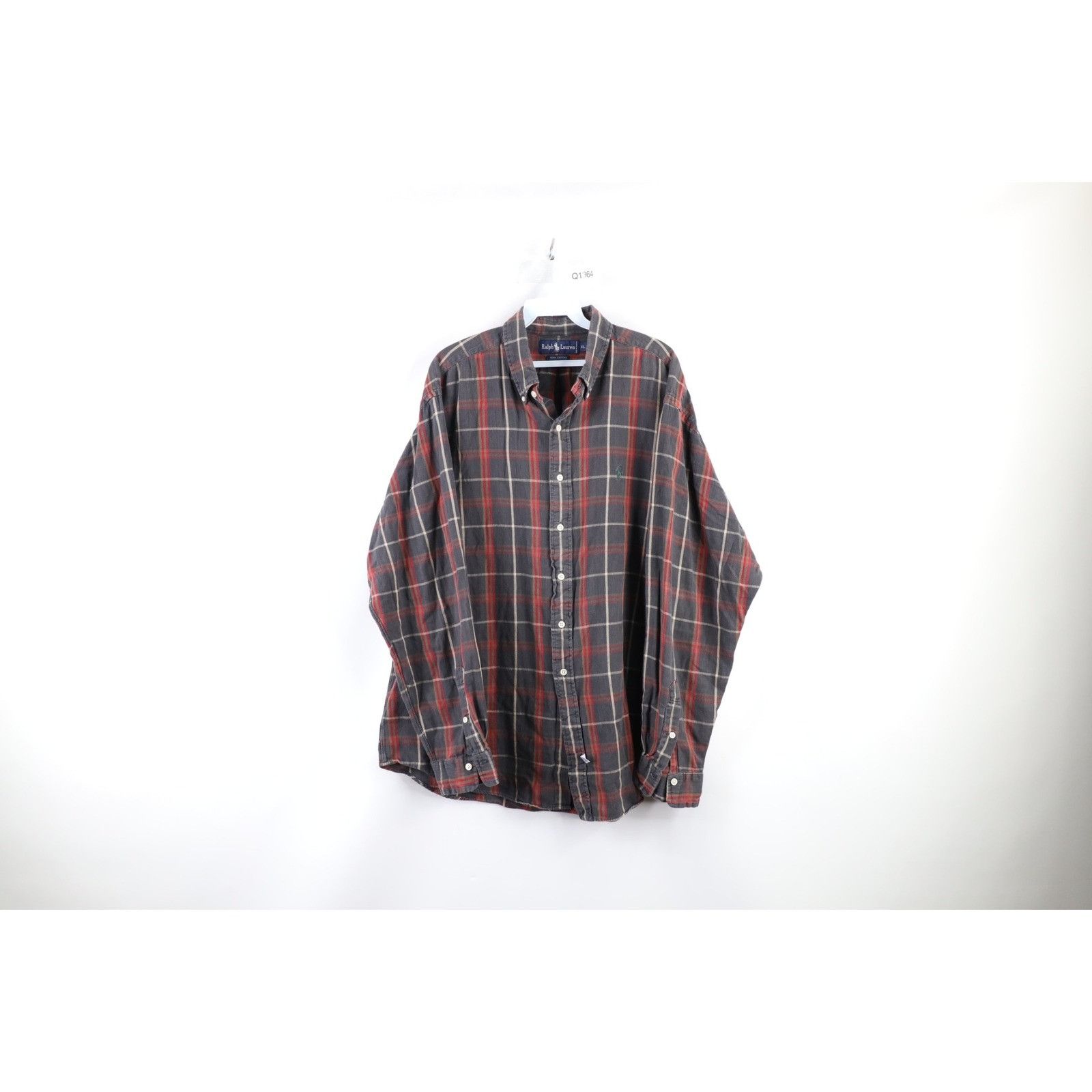Polo Ralph Lauren Vintage 90s Ralph Lauren Collared Flannel Button Shirt Size US XL / EU 56 / 4 - 1 Thumbnail