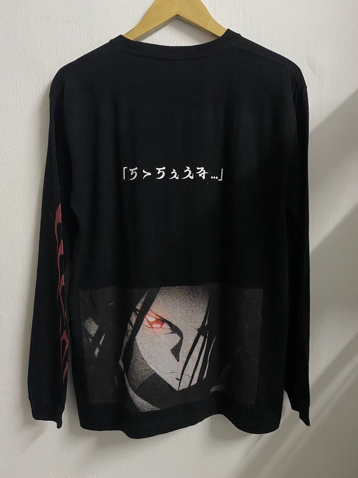 Anime × Cartoon Network × Japanese Brand Shaman King Asakura Yoh Longsleeve Flame Size US L / EU 52-54 / 3 - 1 Thumbnail