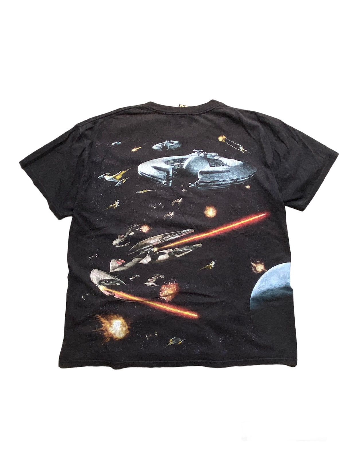 Star Wars Vintage 90s Star Wars Episode 1 All Over Print Tshirt Size US L / EU 52-54 / 3 - 2 Thumbnail