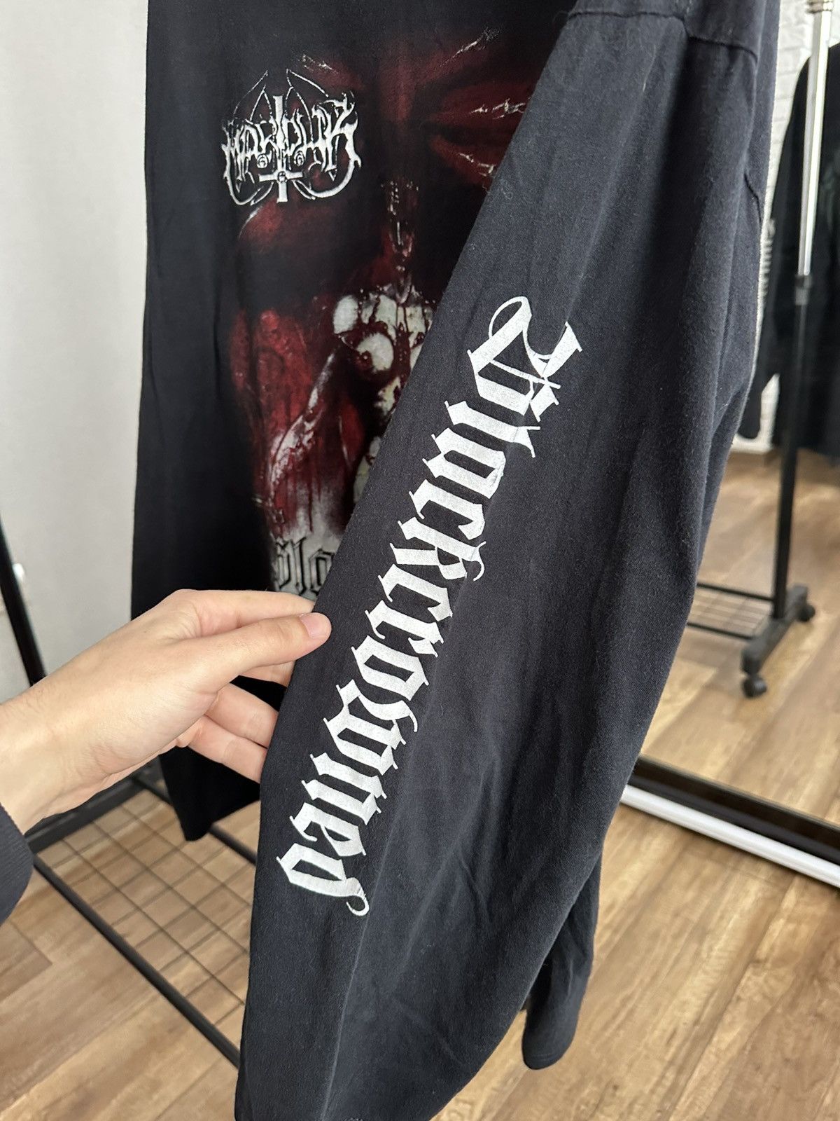 Band Tees 2002 Marduk Blackcrowned Long Sleeve T-Shirt Vintage Band Size US XL / EU 56 / 4 - 10 Thumbnail
