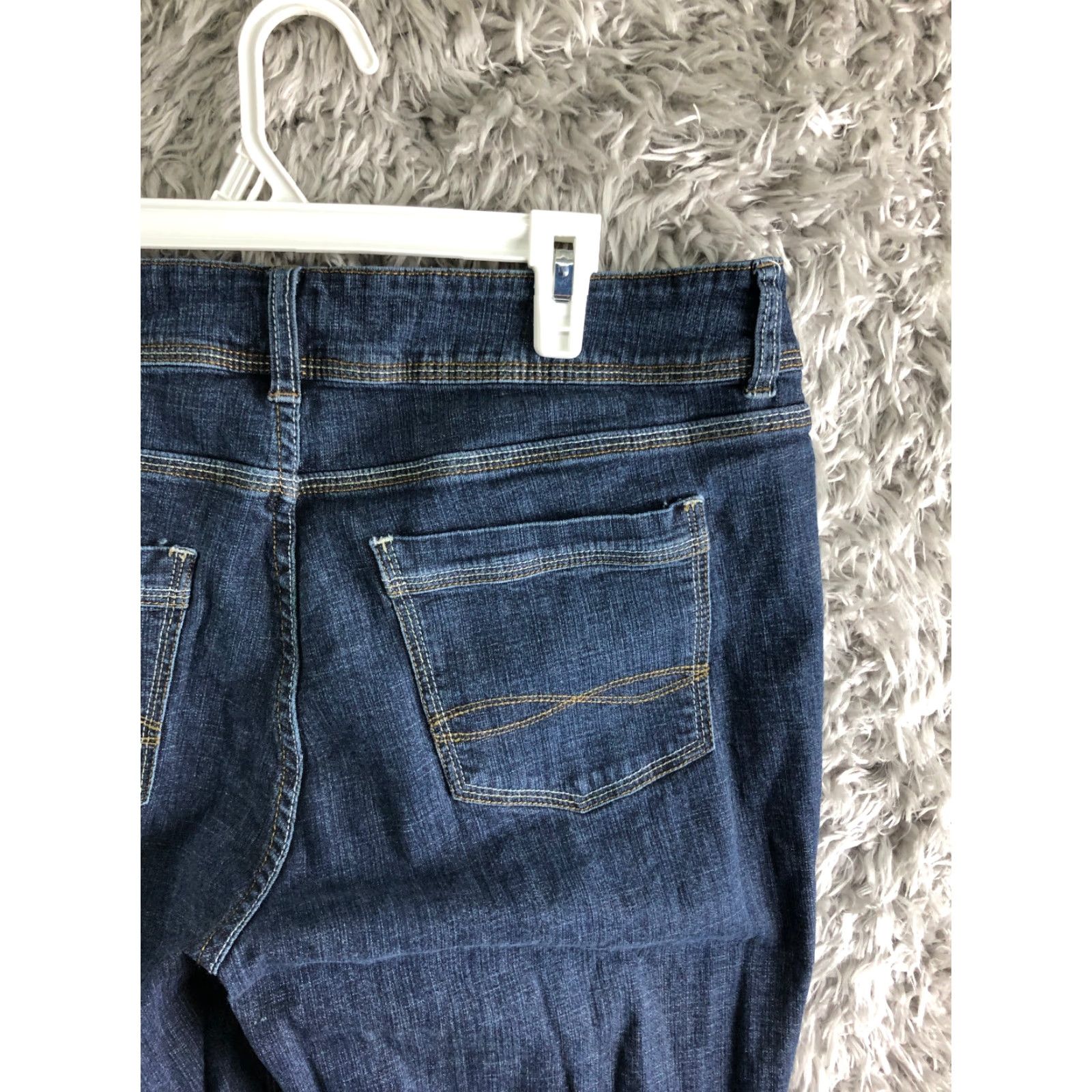 Vintage Riders Womens Jeans Mid Rise Bootcut Size 14 Medium Wash Blue Denim 5-Pocket Regular Inseam 32 in Mens? Size 36" / US 14 / IT 50 - 6 Thumbnail