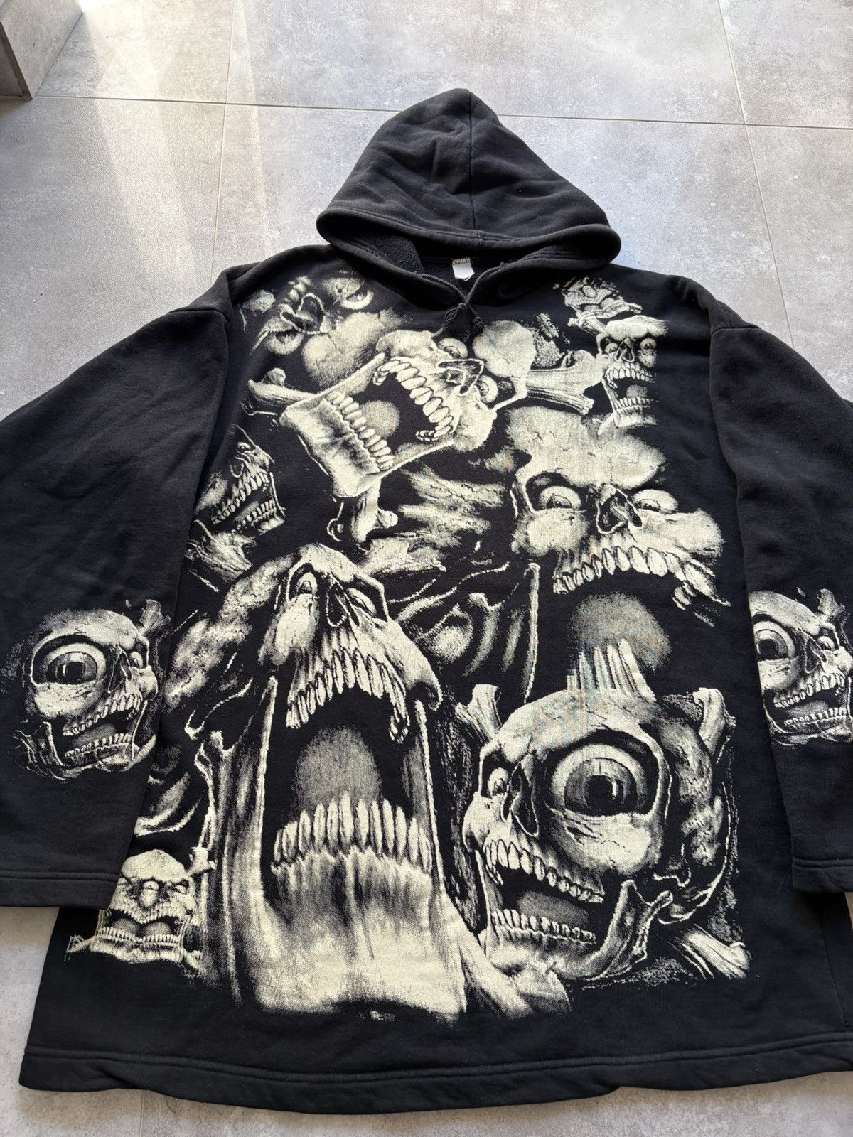 Other SCARY SKULL FACES HOODIE TRAVIS SCOTT STYLE Y2K Size US XL / EU 56 / 4 - 4 Thumbnail