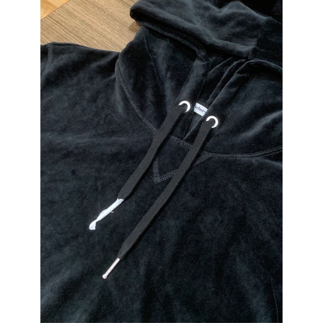 Alexander Wang Alexander Wang Black Cotton-Blend Logo Patch High-Waist Cord Size XXS / US 00 / IT 34 - 5 Thumbnail