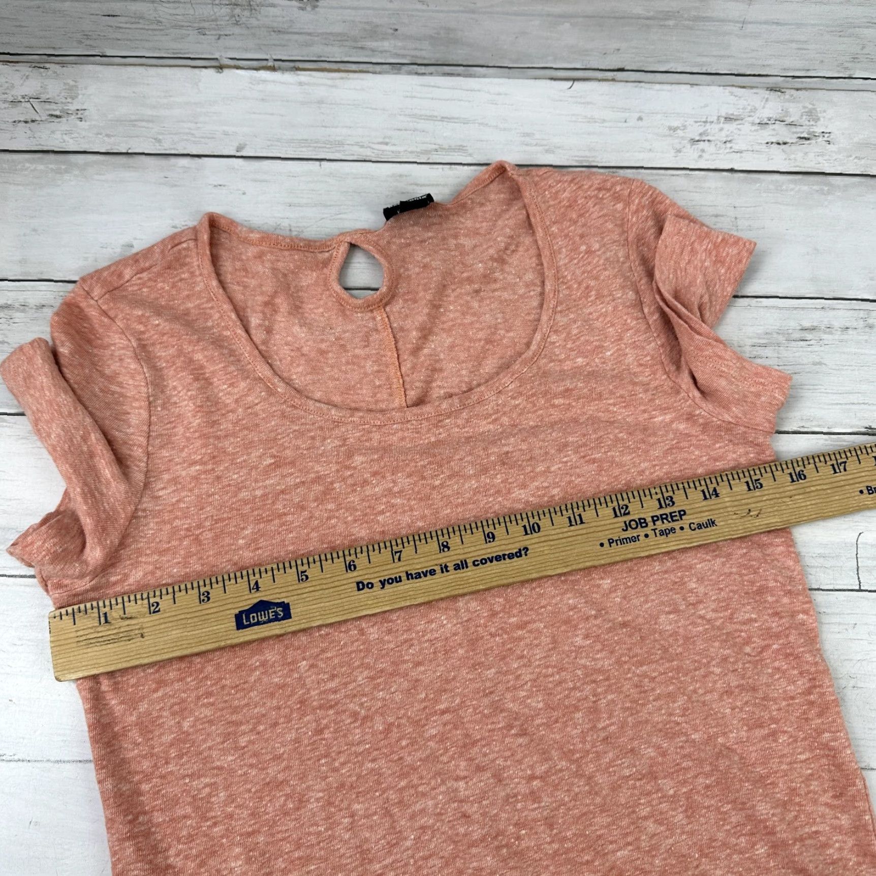 Patagonia Patagonia Womens Short Sleeve Size Medium Orange Peach Lightweight Size 32" / US 10 / IT 46 - 6 Thumbnail