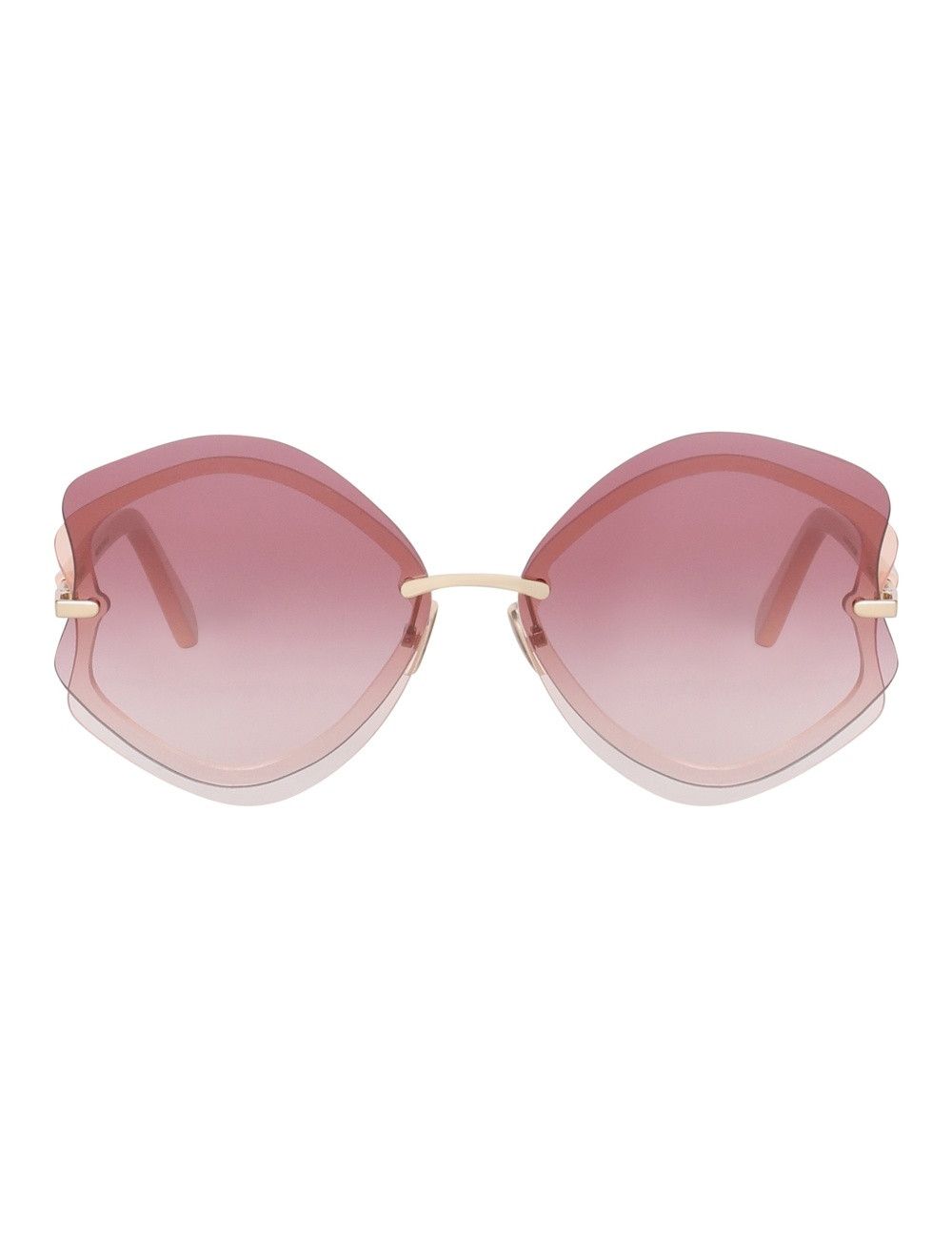 Zimmermann oc11z0925 Size: OS / Gleam Oversize Sunglasses in Rose Pink Size ONE SIZE - 2 Thumbnail