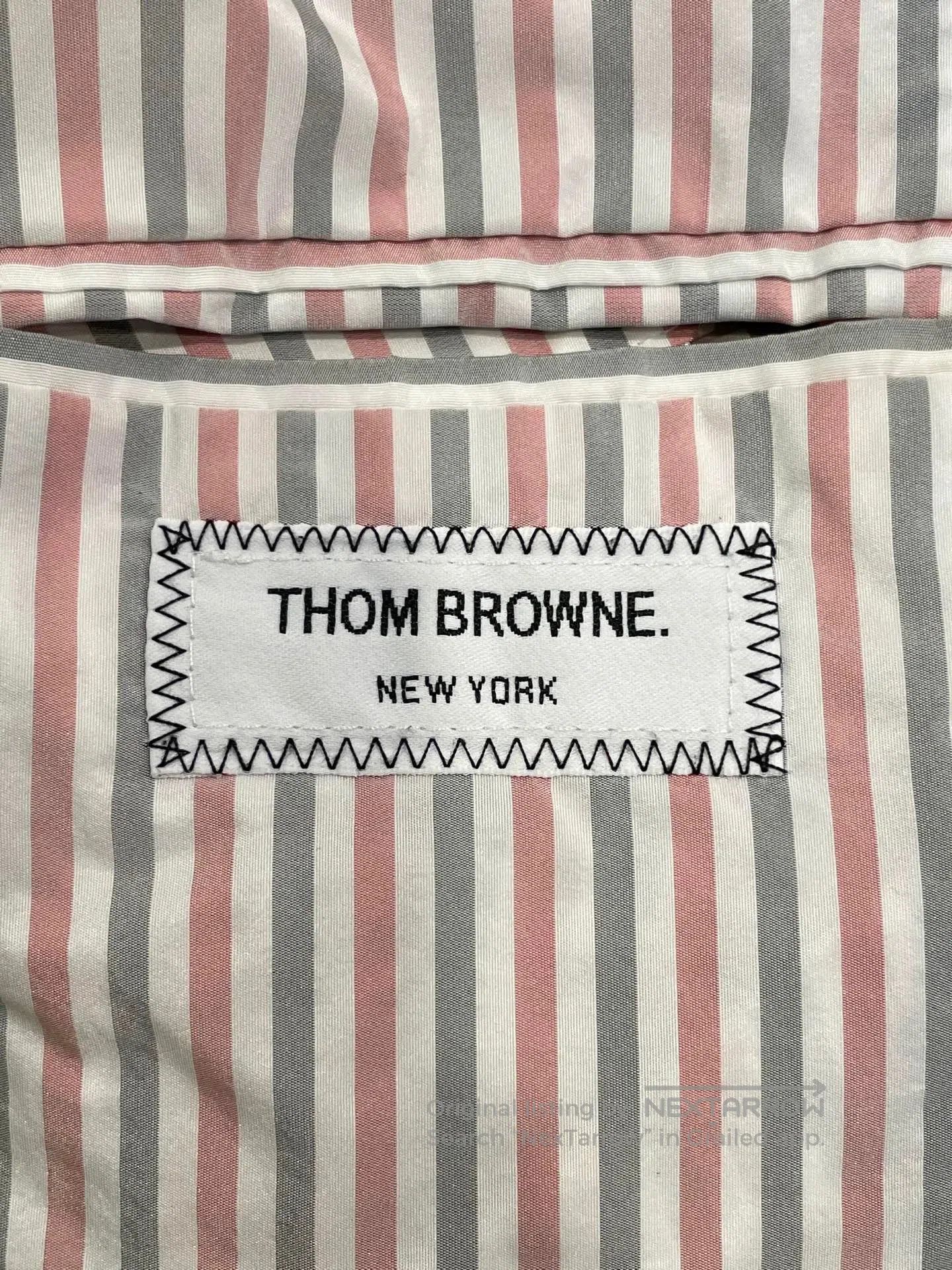 Thom Browne gray long down jacket by tb. Size US L / EU 52-54 / 3 - 6 Thumbnail